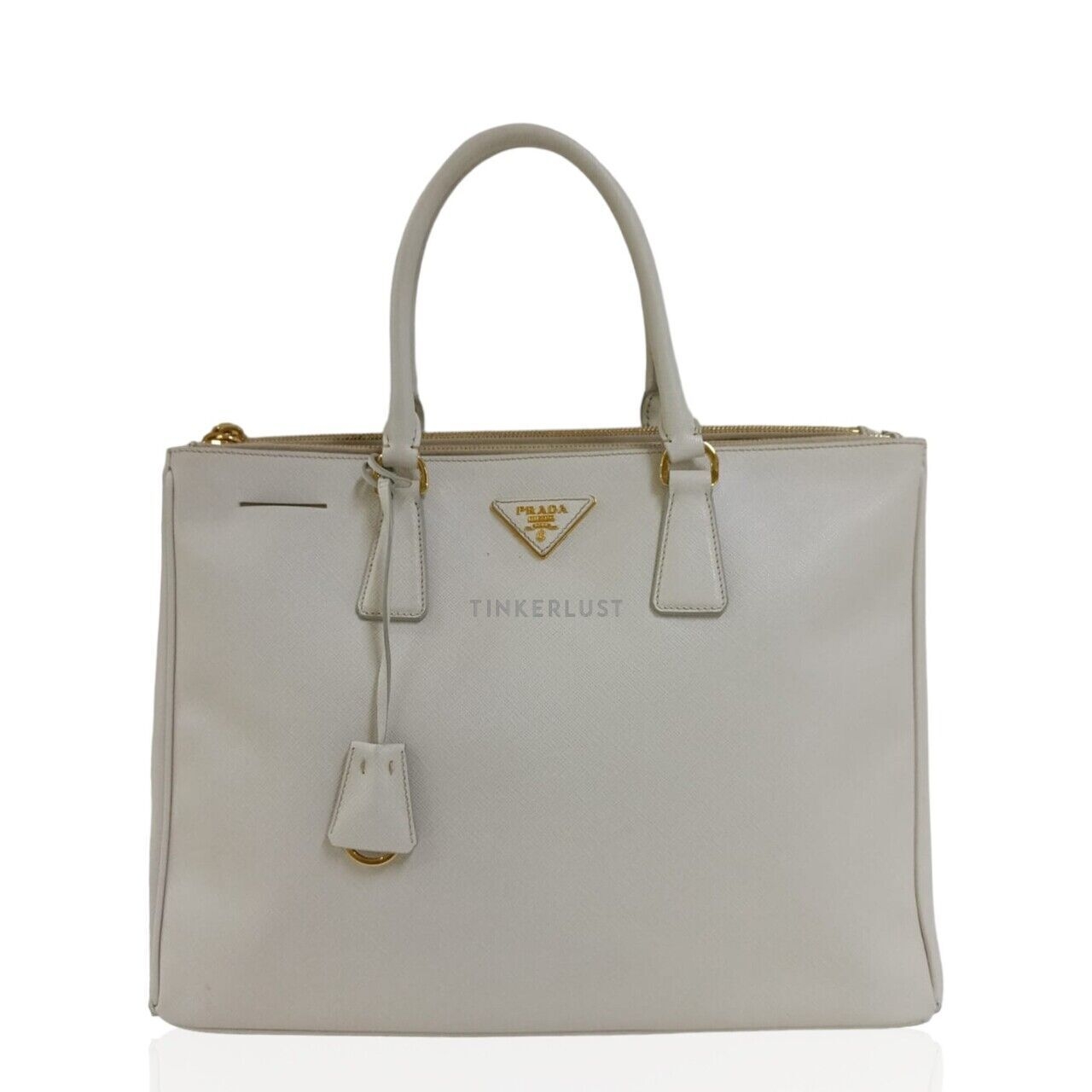 Prada BN1786 Galleria Saffiano Lux Talco 2012 Handbag