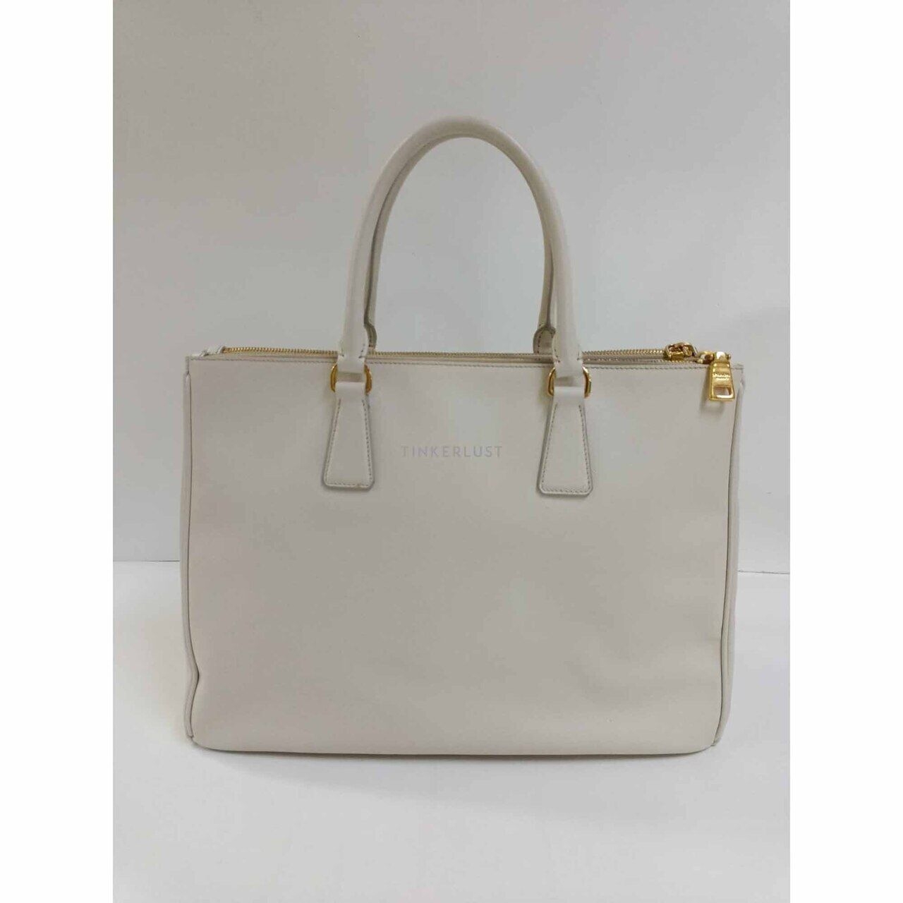 Prada BN1786 Galleria Saffiano Lux Talco 2012 Handbag