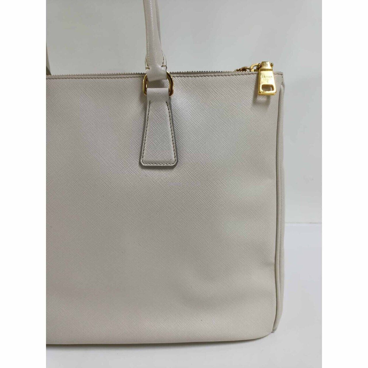 Prada BN1786 Galleria Saffiano Lux Talco 2012 Handbag