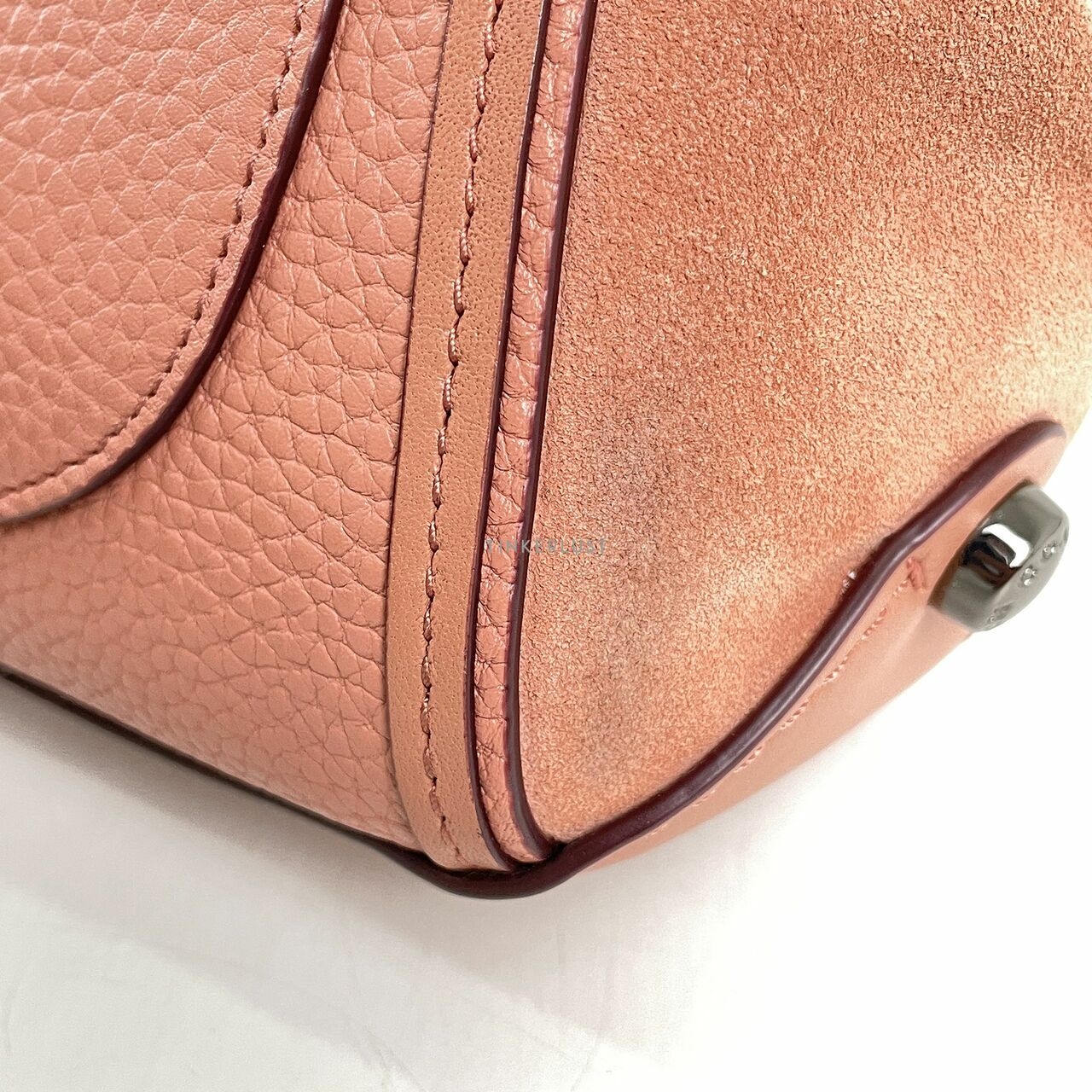 Coach Pink Leather and Suede Drifter Crossbody Bag