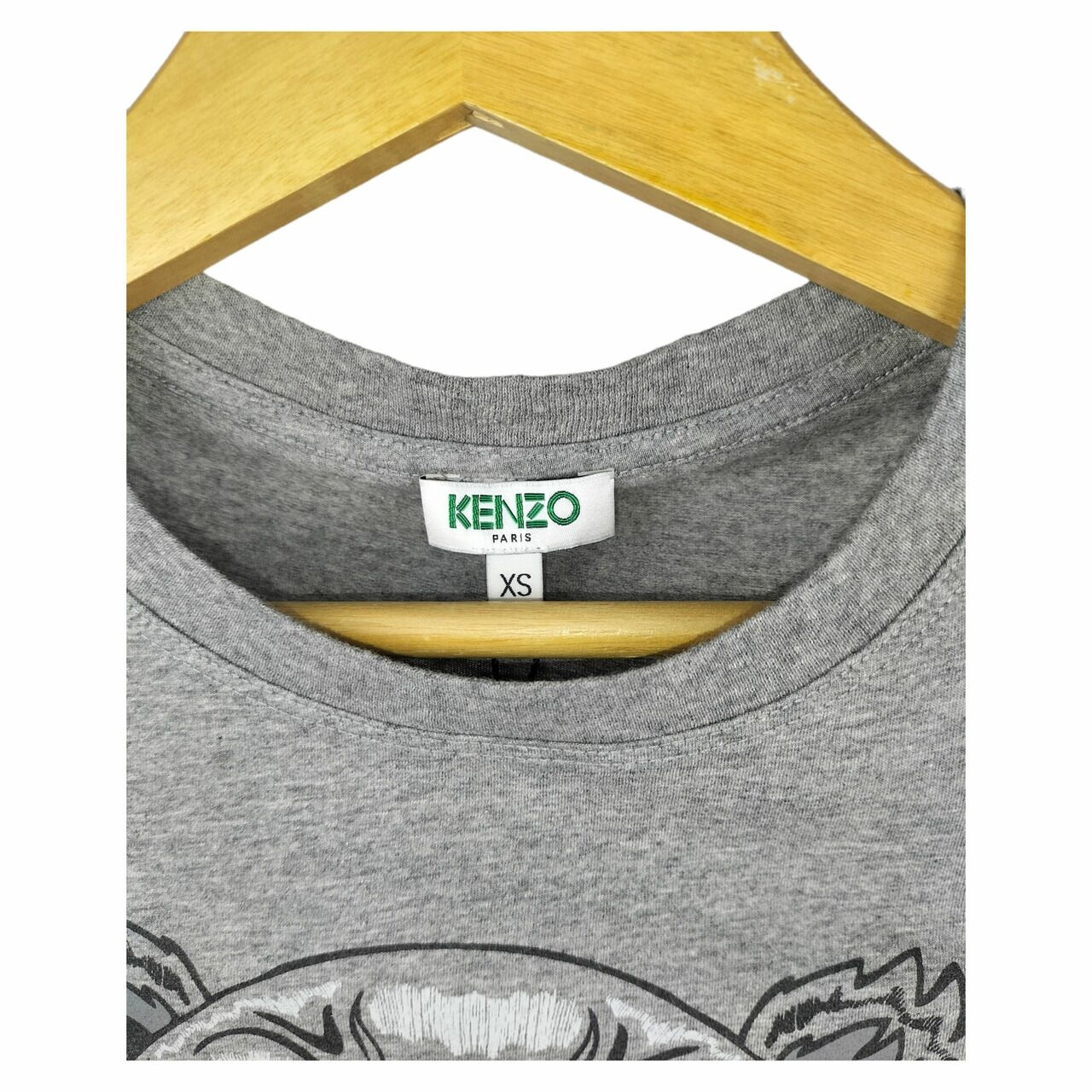 KENZO Tiger Women in Dove Grey T-shirt