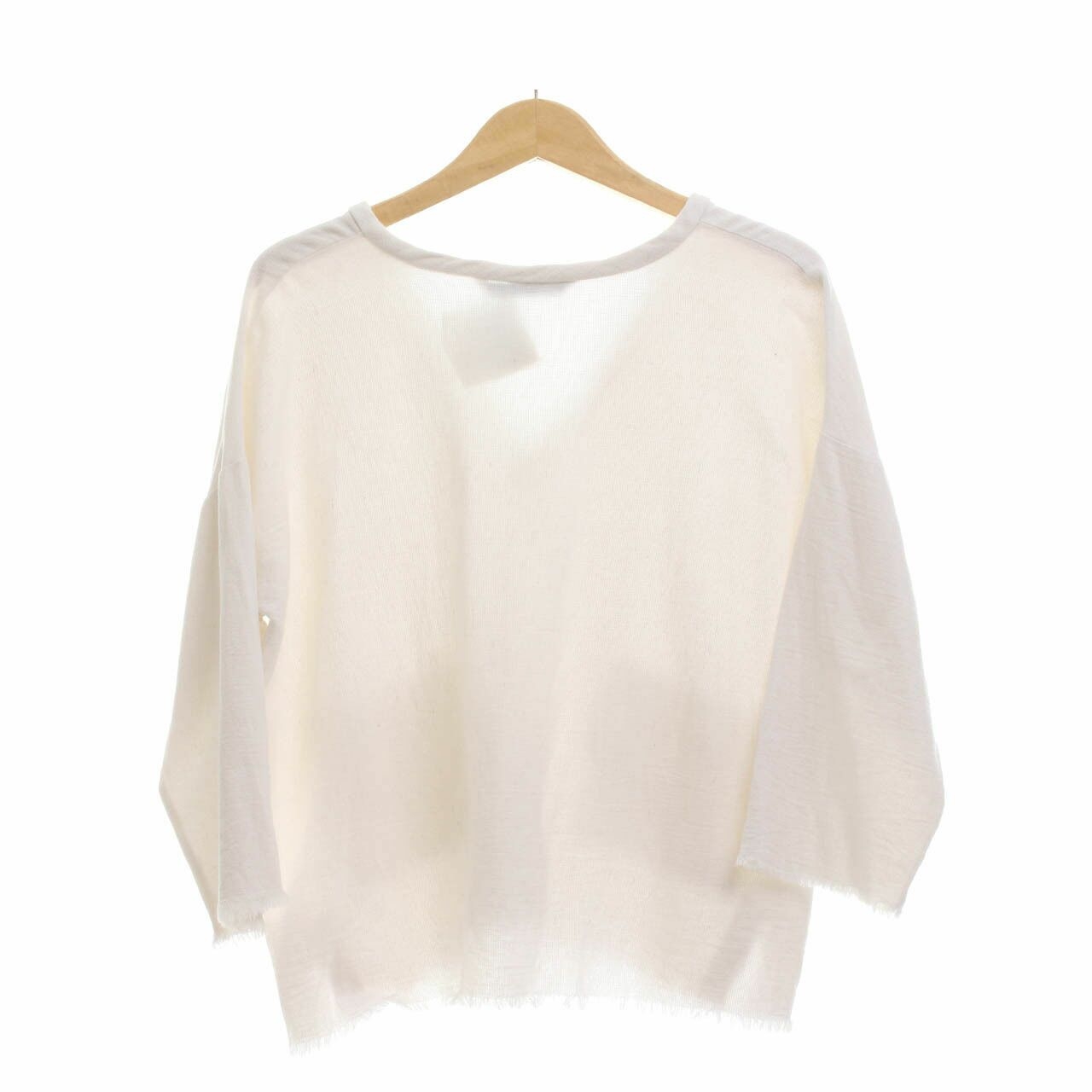 Zara Off White Blouse