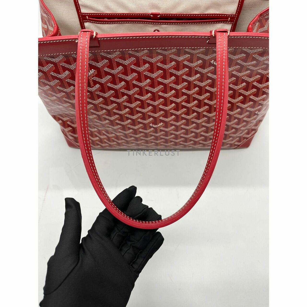 Goyard Bellechase PM Rouge 2018 Tote Bag