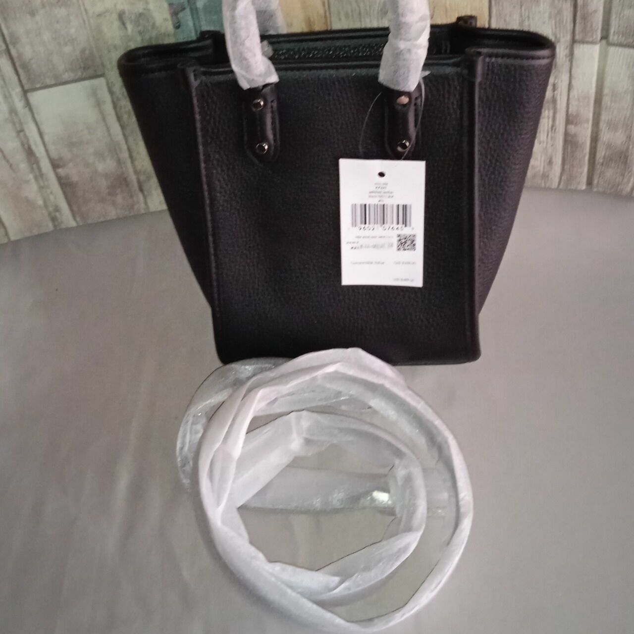 Kate Spade New York Ella Pebbled Leather Mini Tote Black