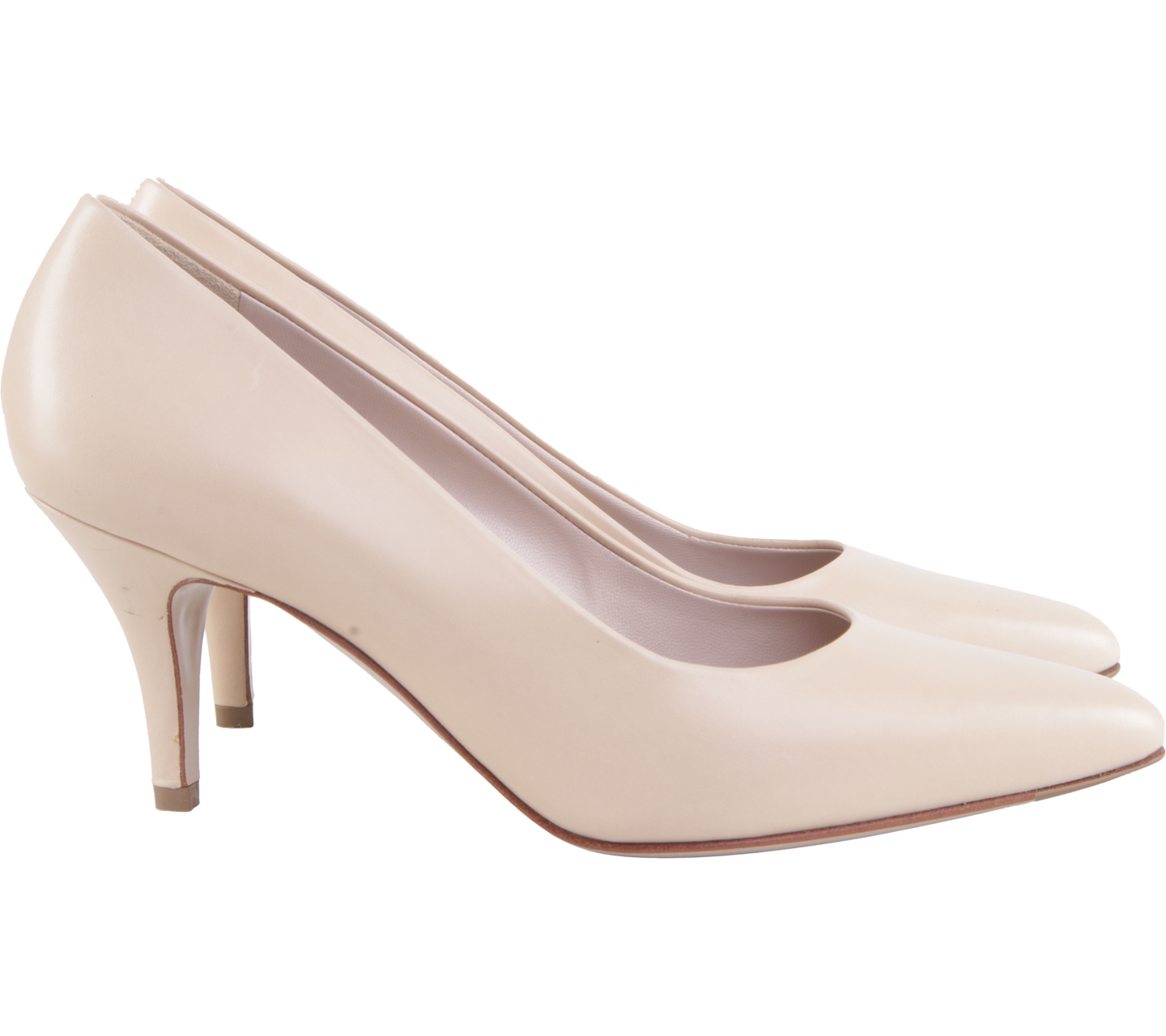 Salvatore Ferragamo Beige Heels