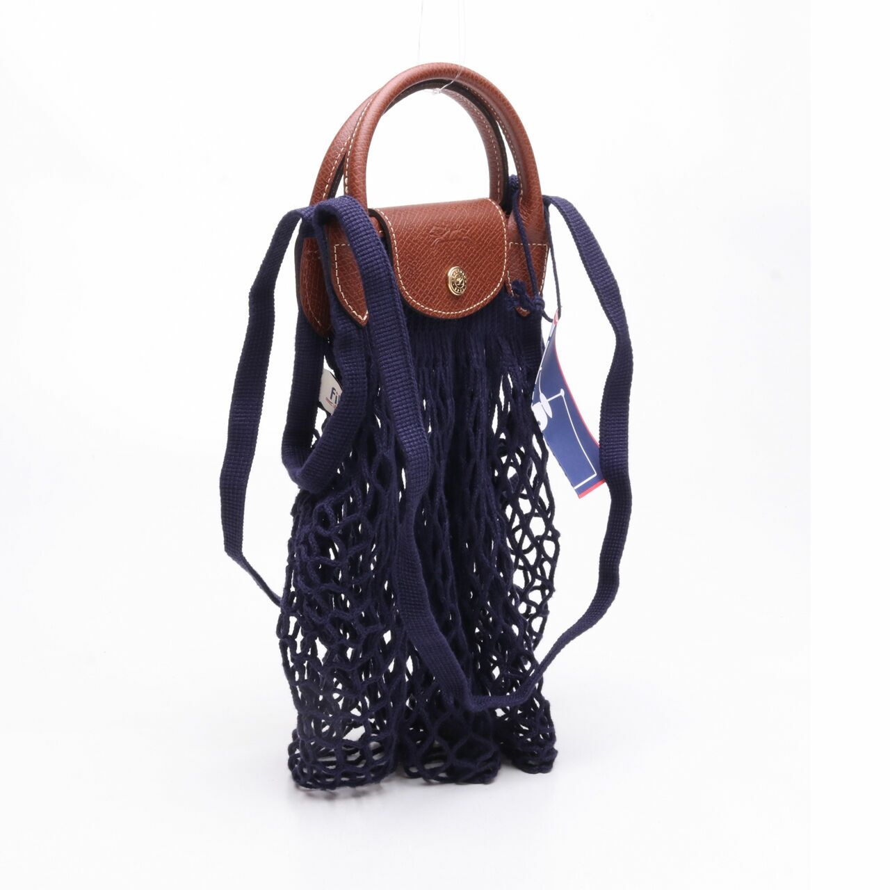 Longchamp Filet Navy Satchel Bag	