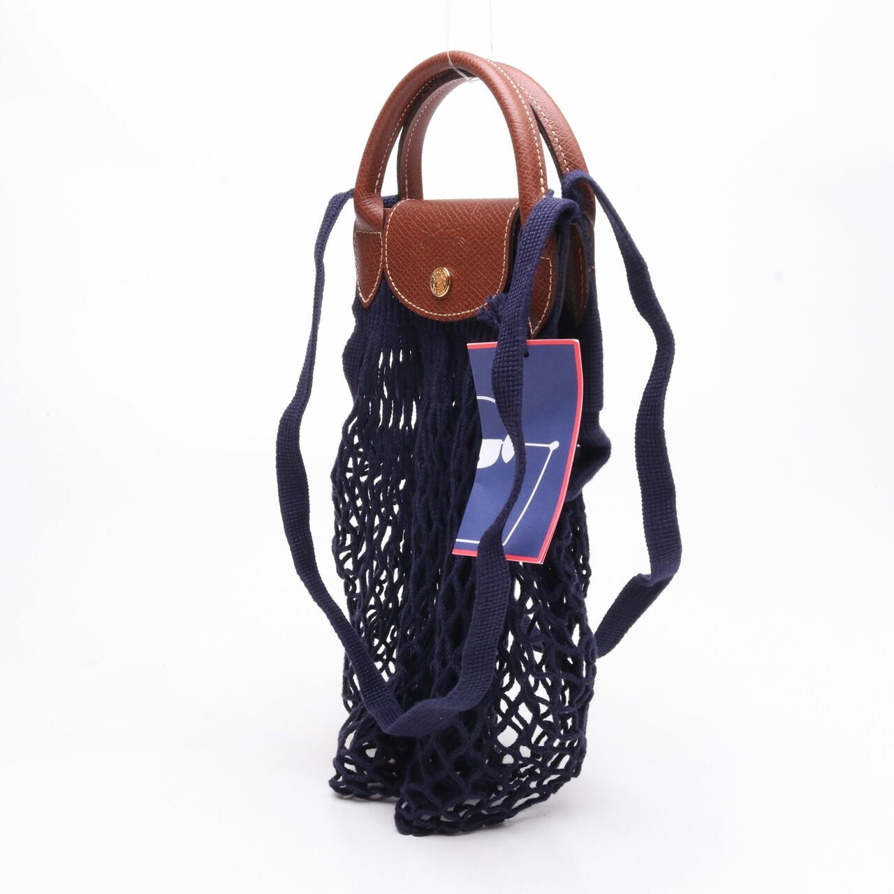 Longchamp Filet Navy Satchel Bag	