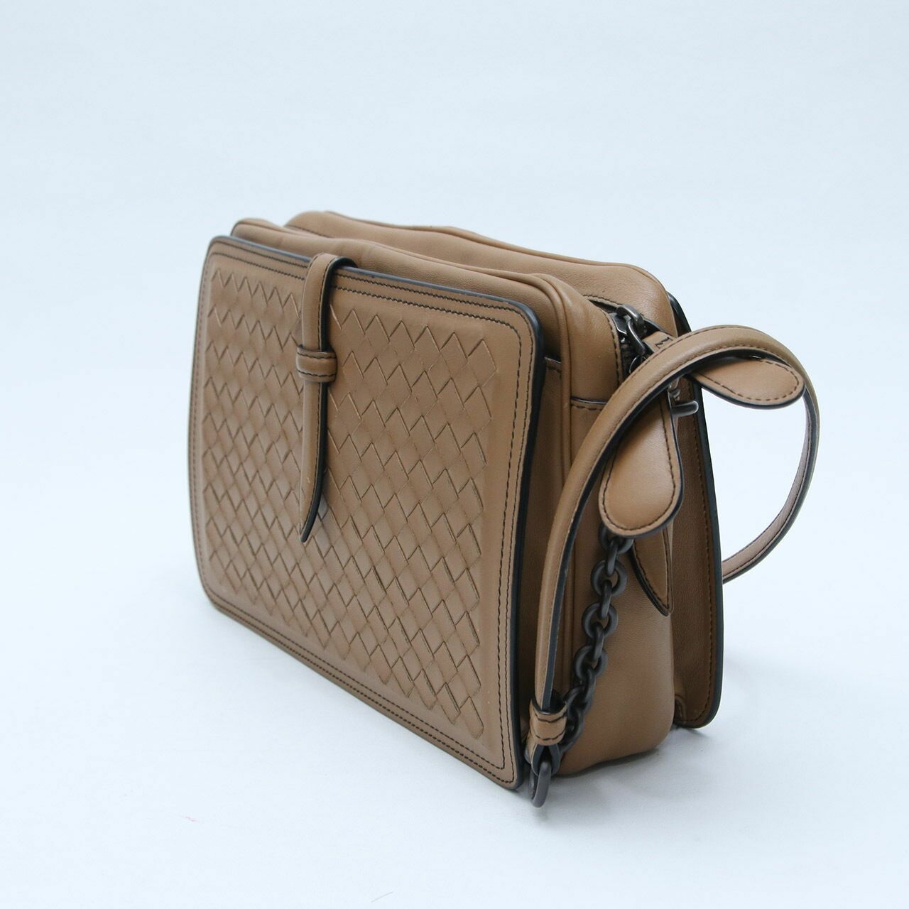 Bottega Veneta Camera Brown Shoulder Bag