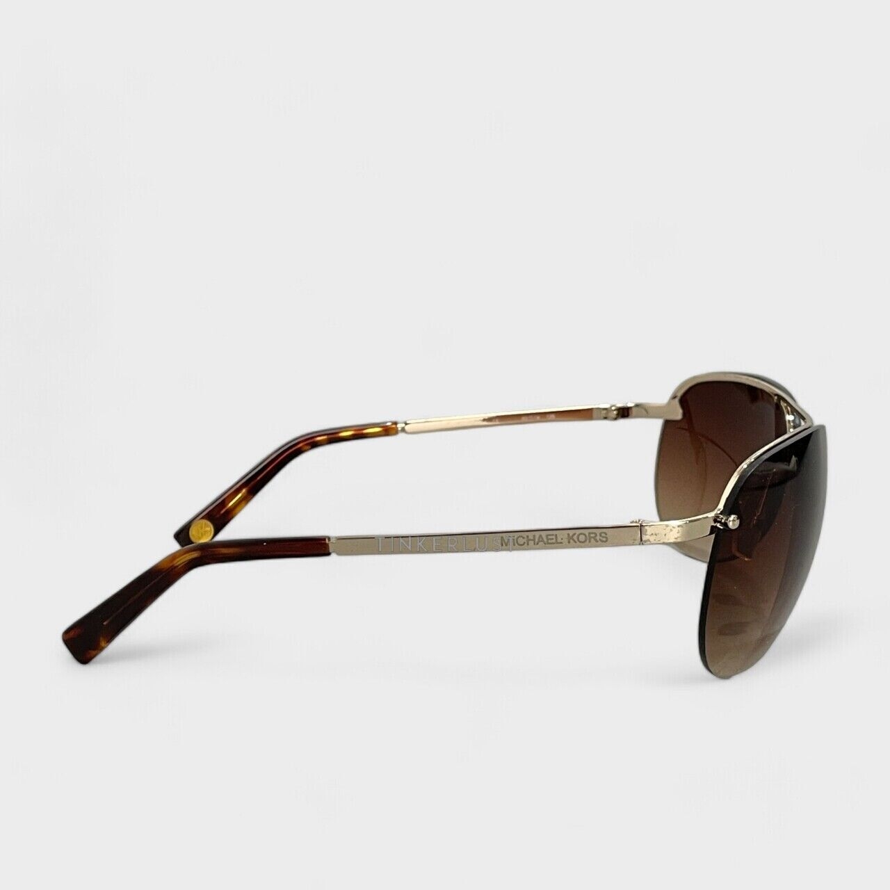 Michael Kors Brown/Gold Sunglasses