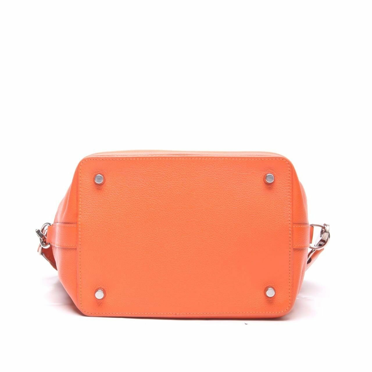 Hermes Toolbox Orange Feu Color Stamp R Satchel Bag