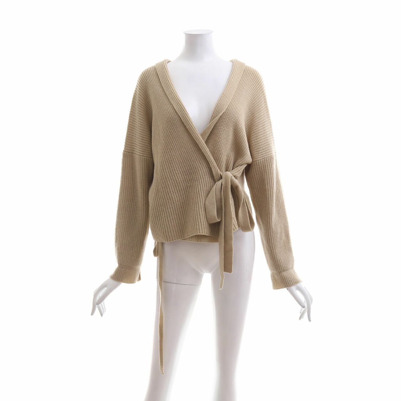 Berrybenka Beige Knit Blouse