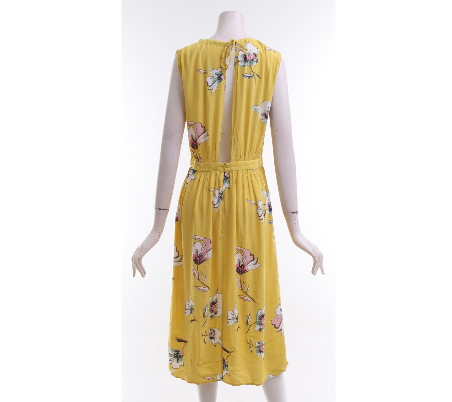 Zara Yellow Midi Dress