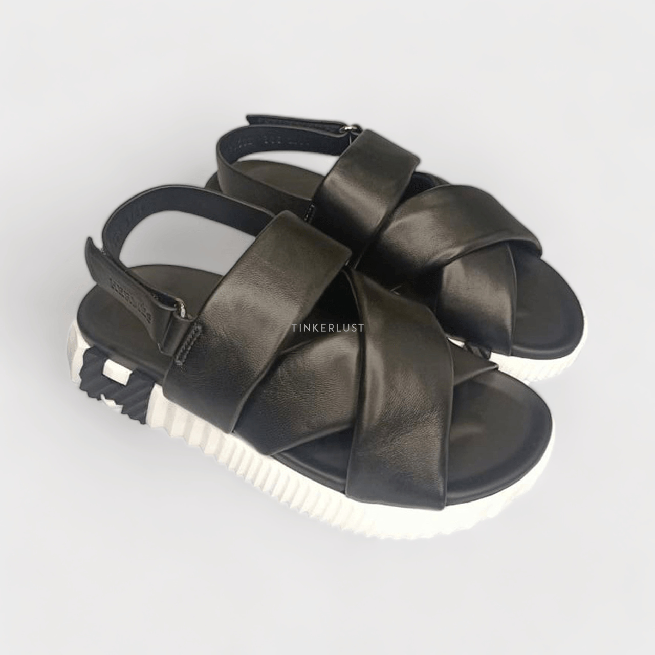 Hermes Electric Sandal in Black 