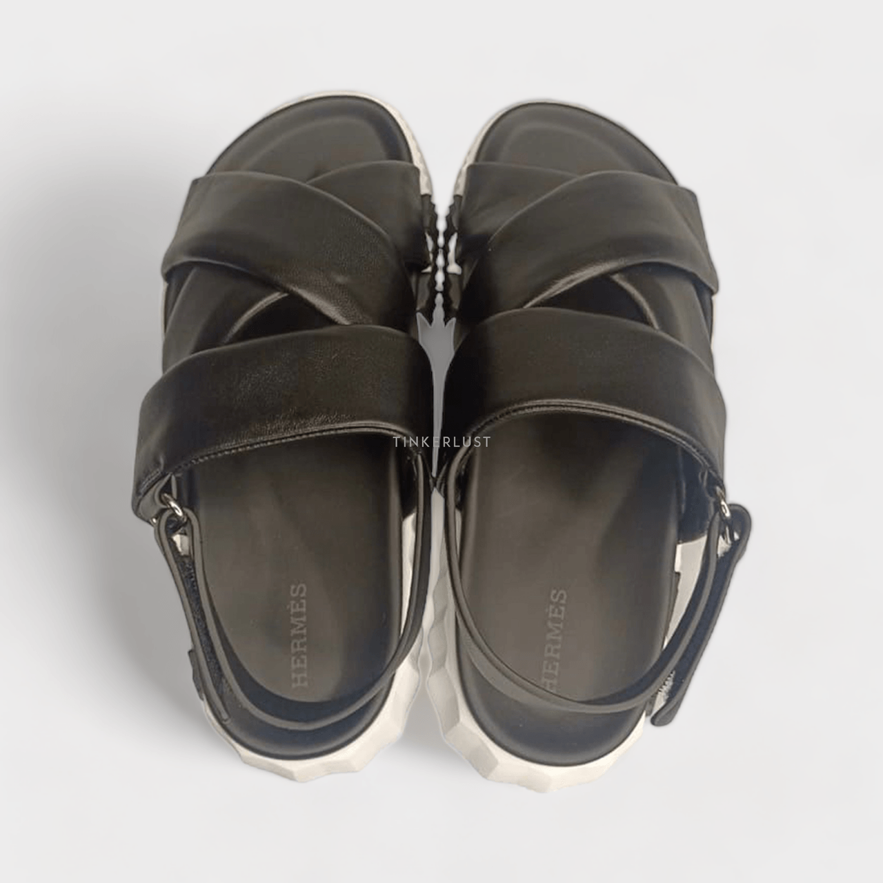 Hermes Electric Sandal in Black 