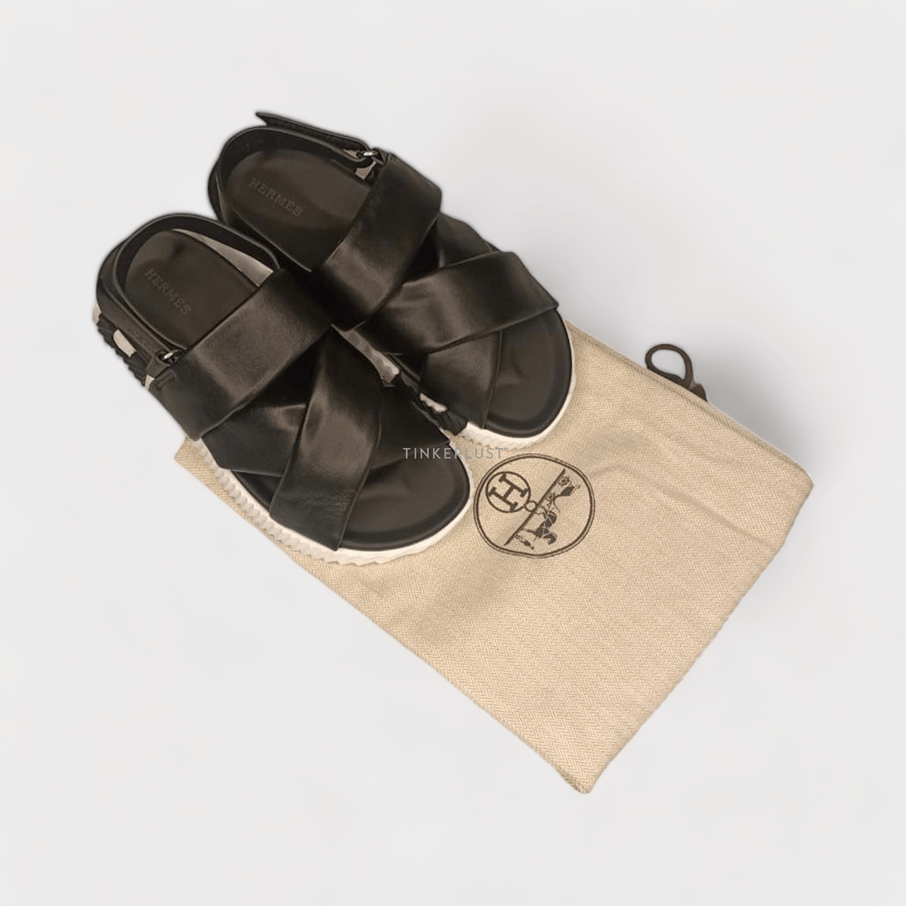 Hermes Electric Sandal in Black 