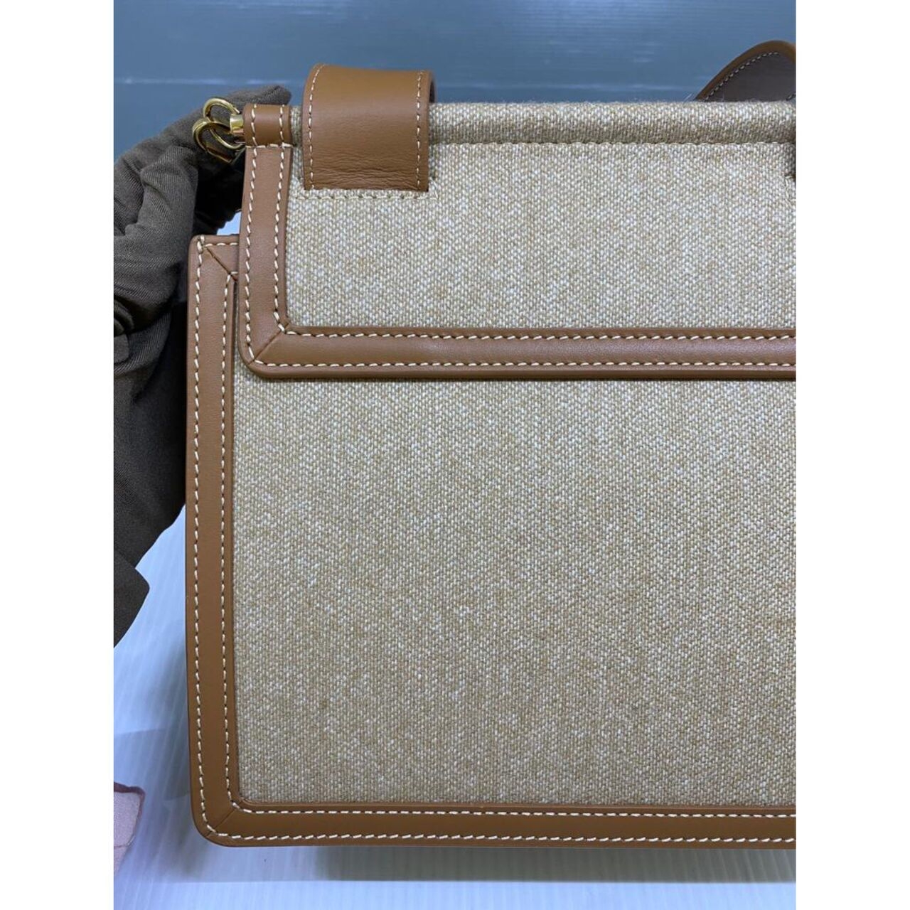 Polene Beige Shoulder Bag