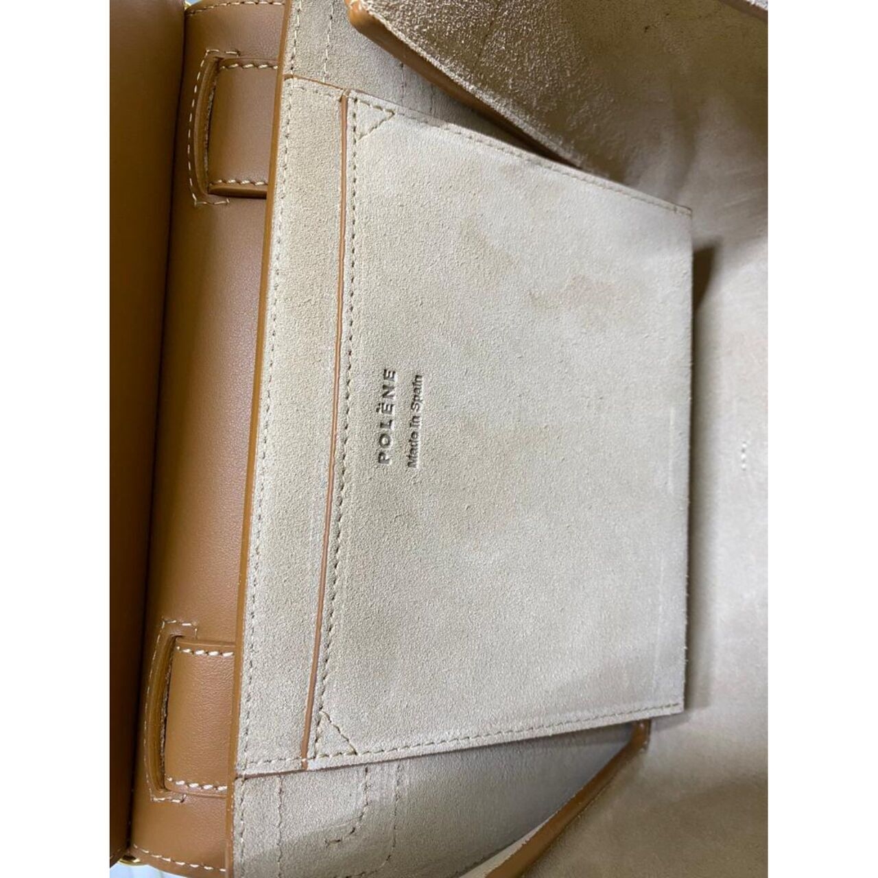 Polene Beige Shoulder Bag