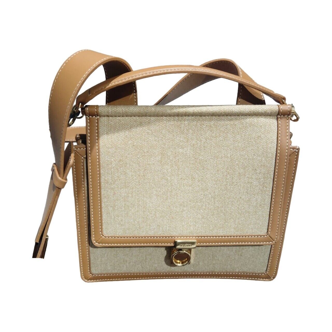 Polene Beige Shoulder Bag