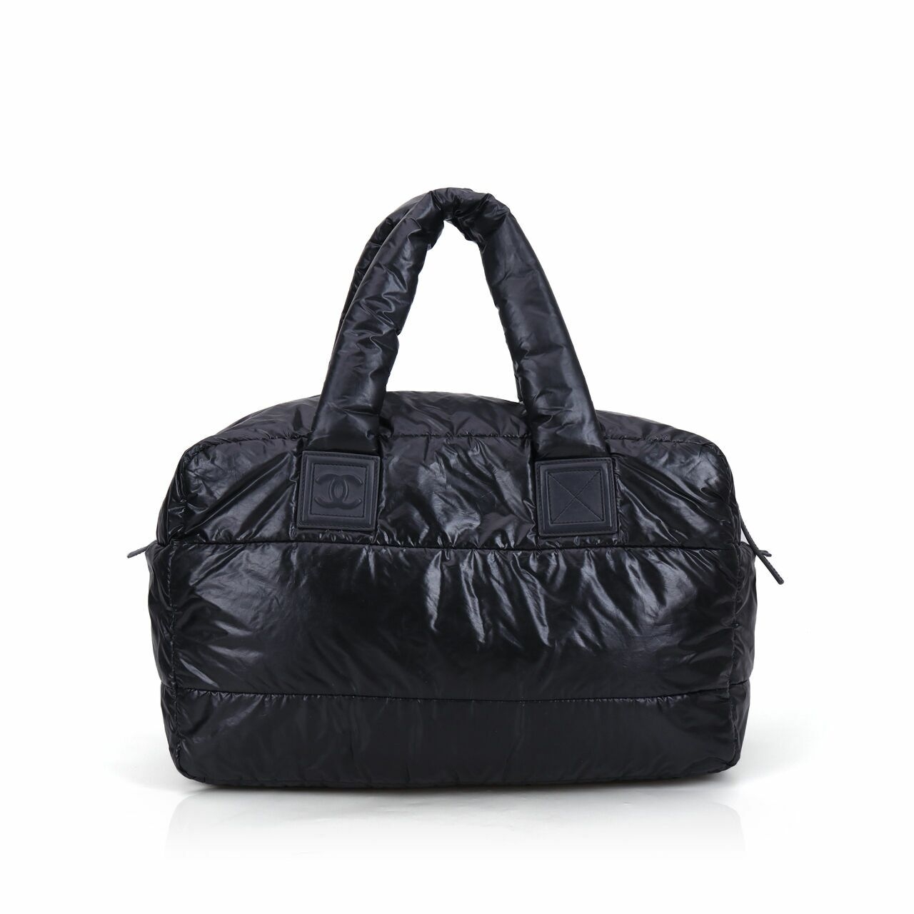 Chanel Black Nylon SHW Cocoon Puffer Tote Bag	