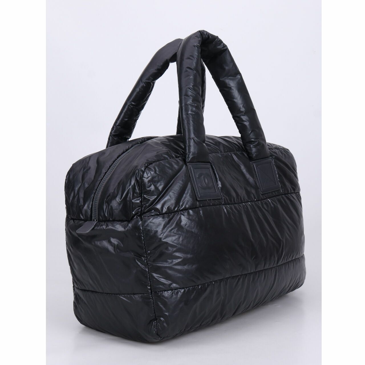 Chanel Black Nylon SHW Cocoon Puffer Tote Bag	