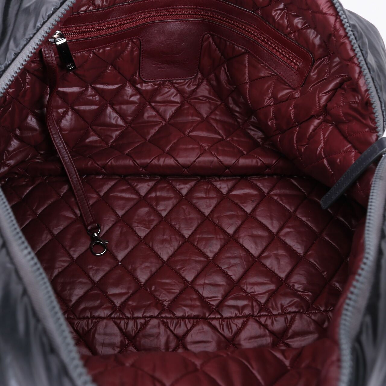 Chanel Black Nylon SHW Cocoon Puffer Tote Bag	