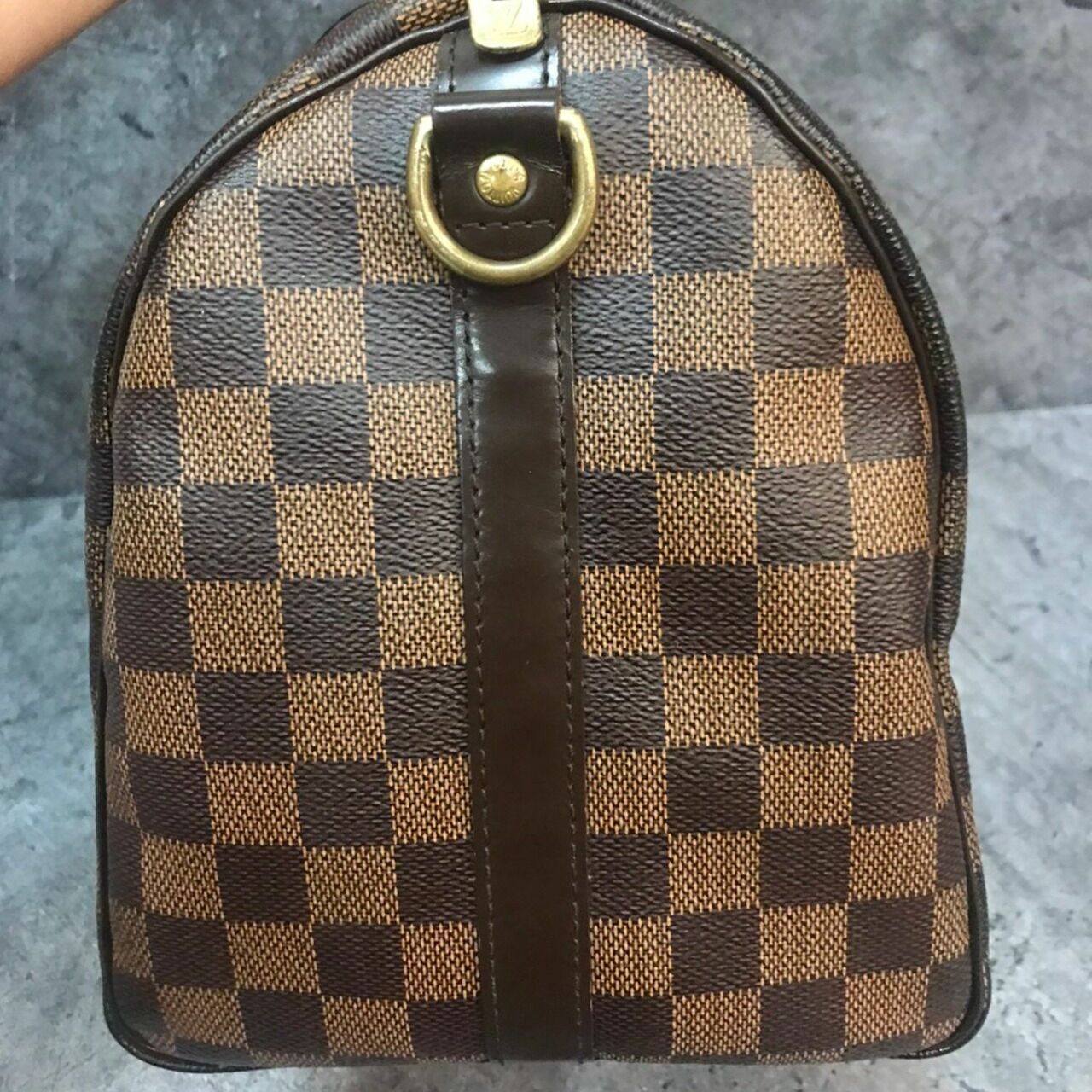 Louis Vuitton Brown Geometric Shoulder Bag