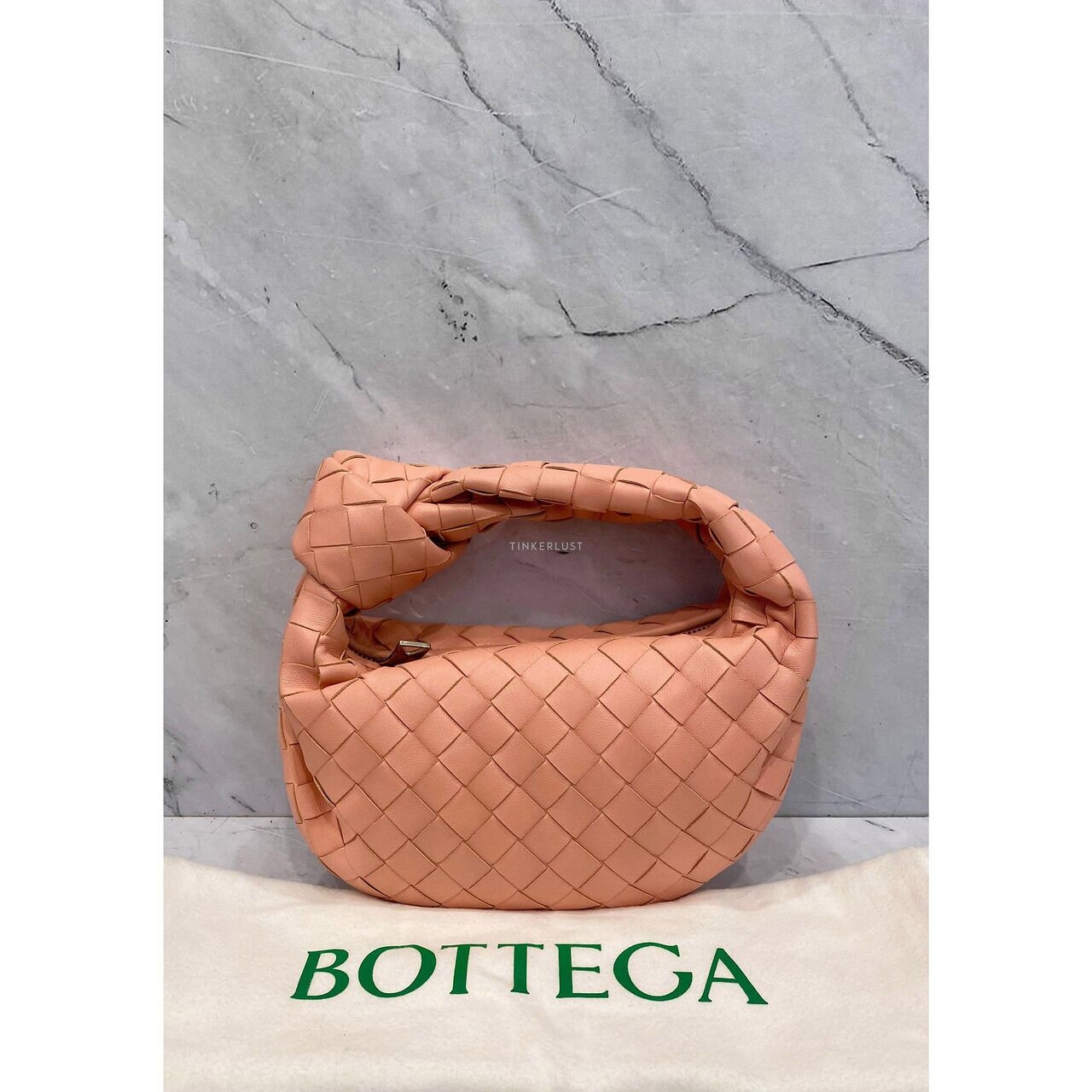 Bottega Veneta Mini Jodie Peachy SHW 2021 Handbag