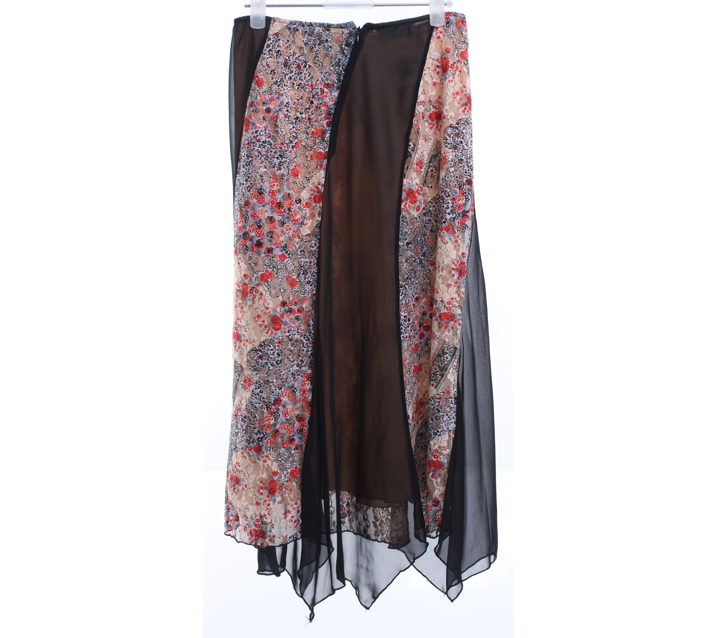 REVIEW Australia Cream Lace Patterned Maxi Skirt