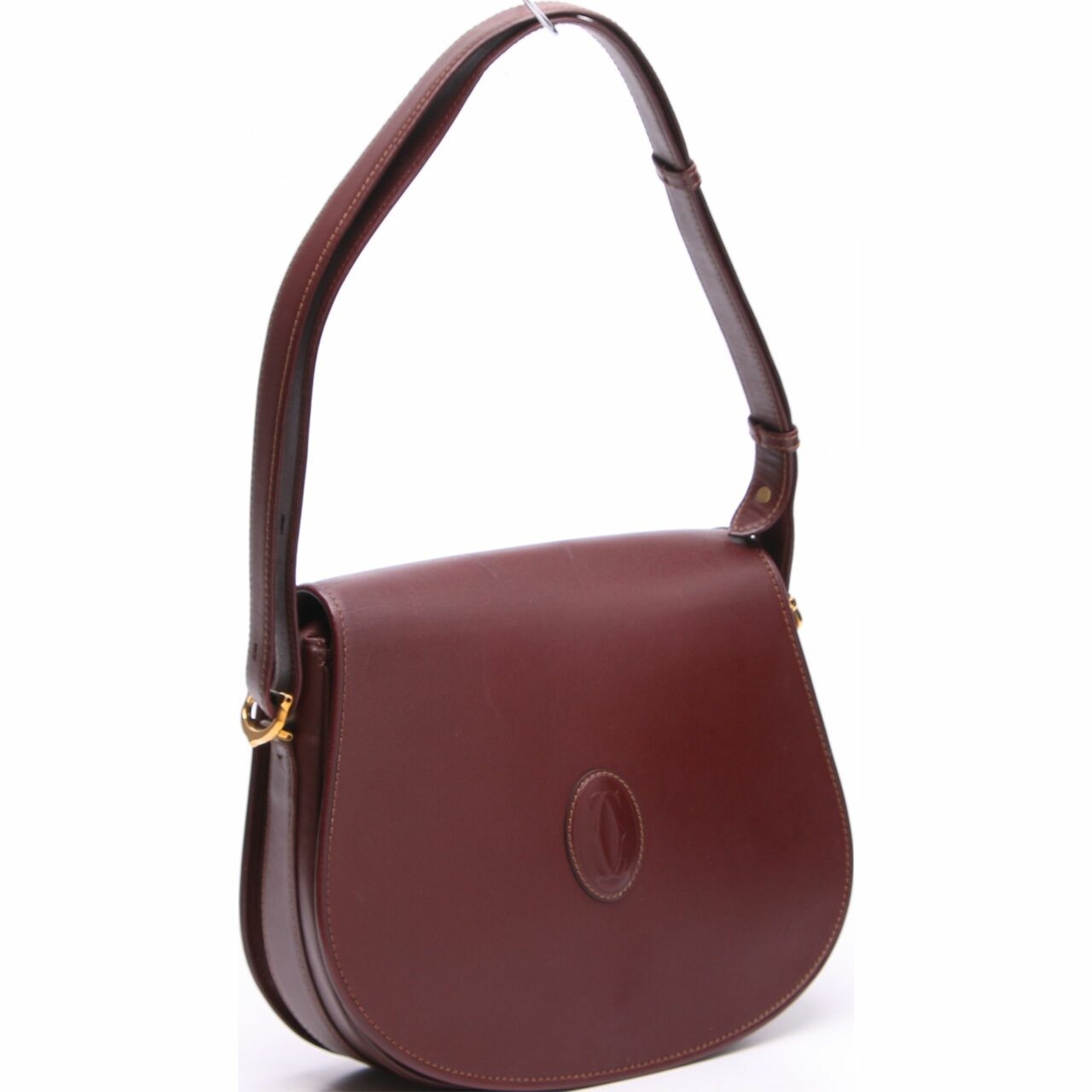 Cartier Burgundy Must De Cartier Bordeaux Shoulder Bag