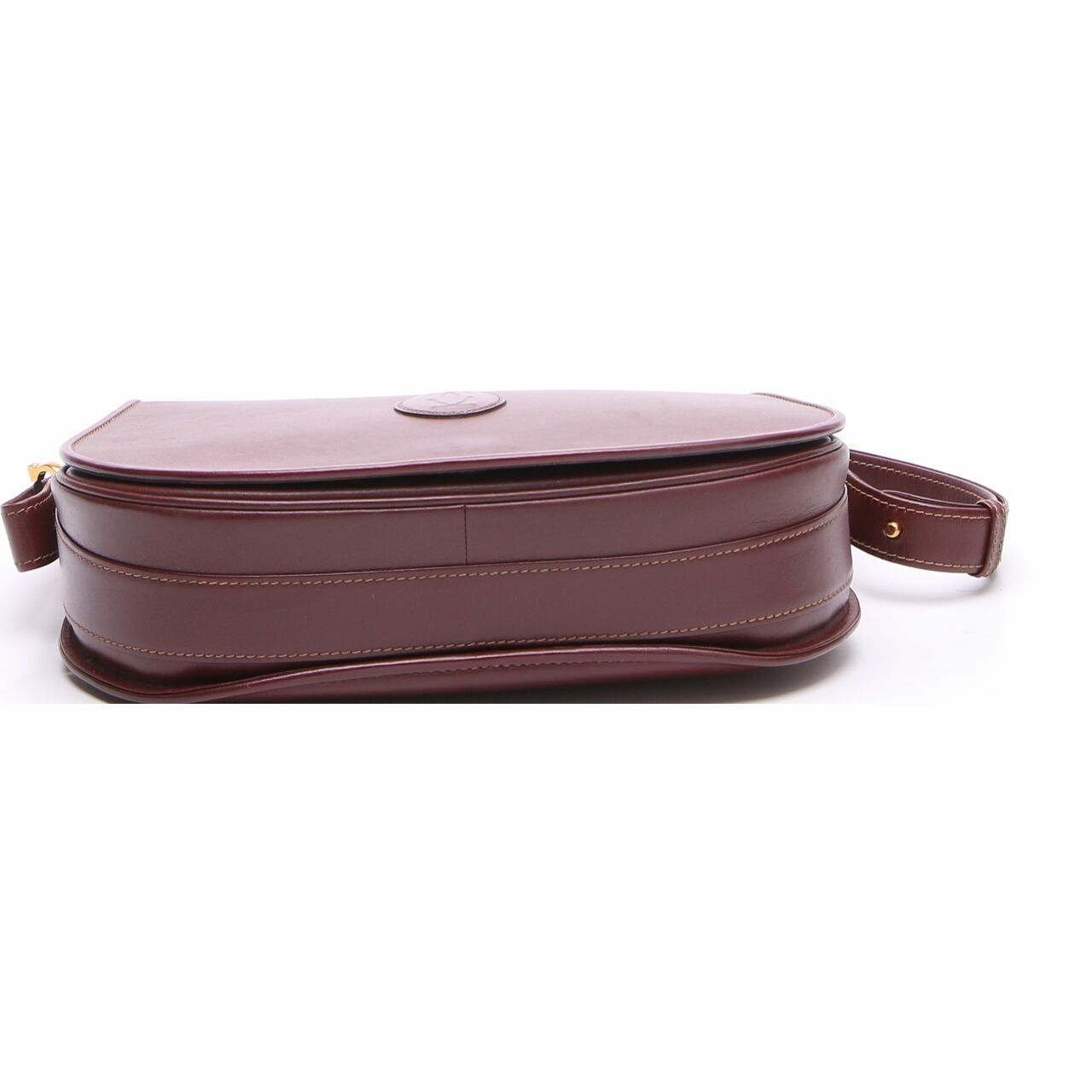 Cartier Burgundy Must De Cartier Bordeaux Shoulder Bag