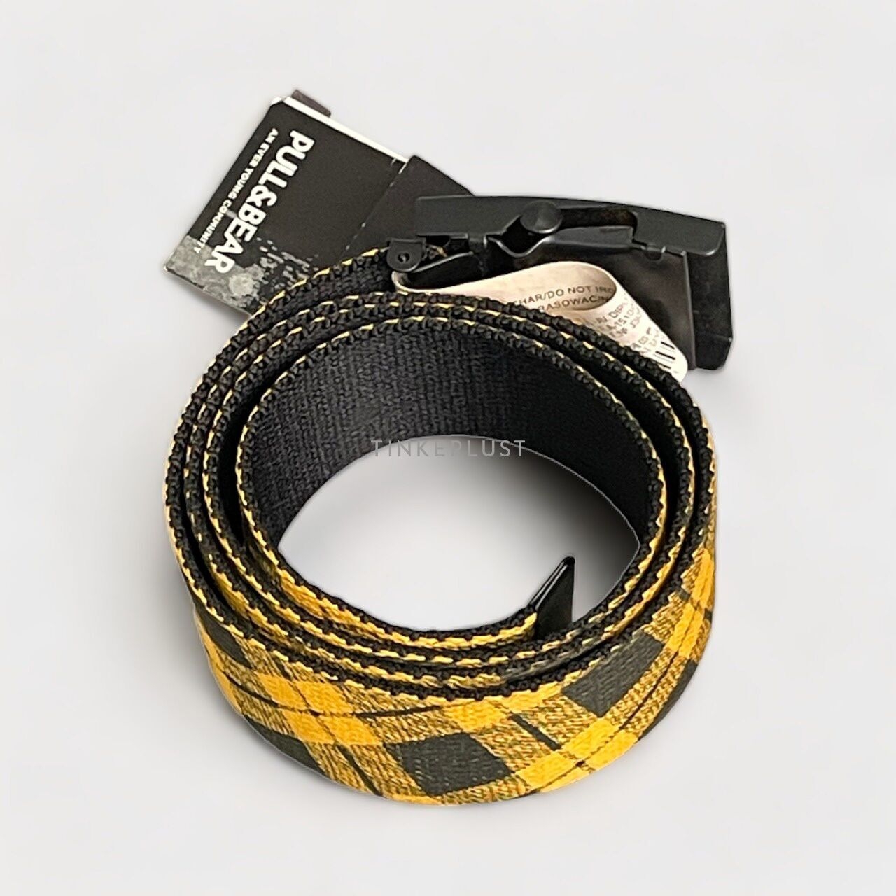 Pull & Bear Black & Yellow Belt