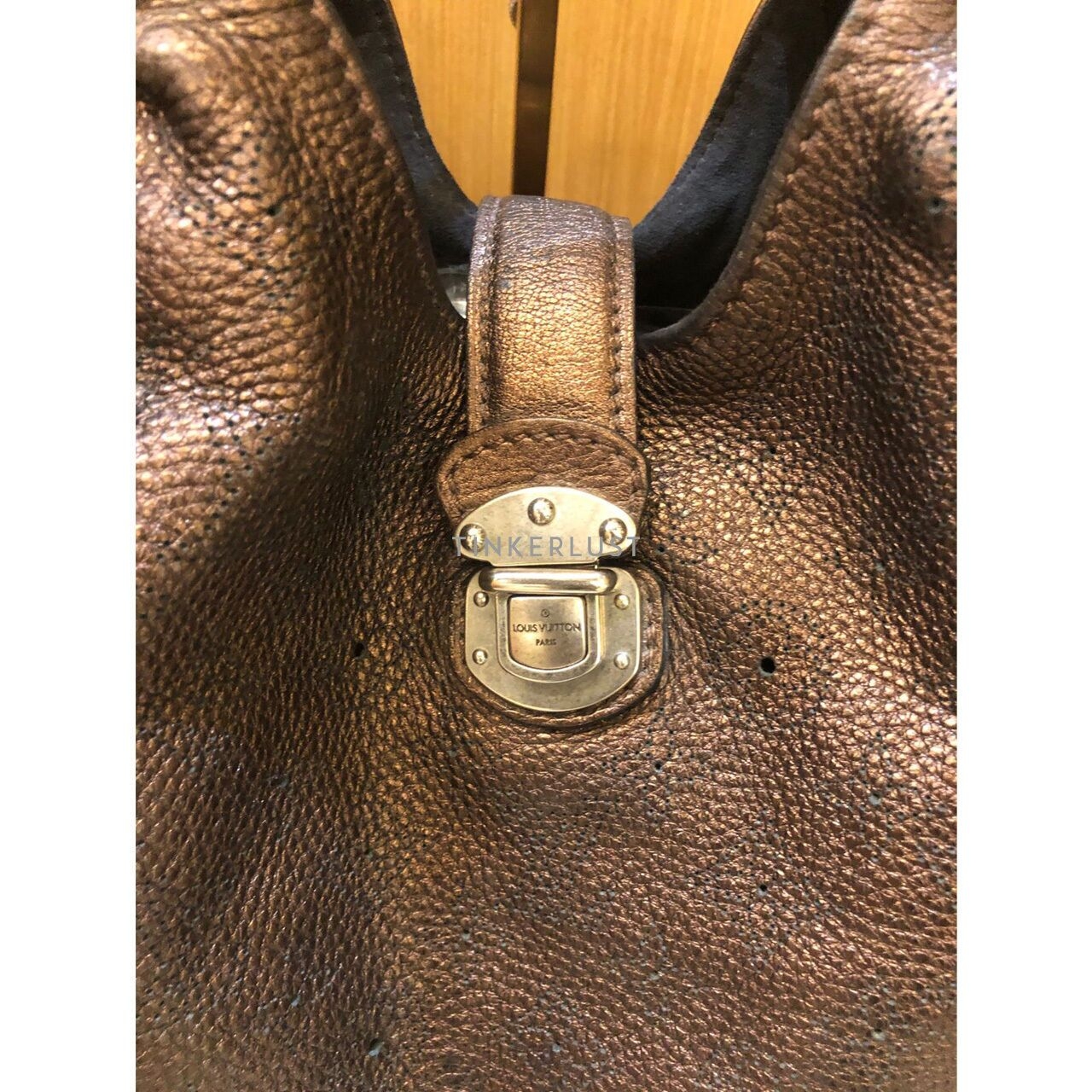 Louis Vuitton Mahina Hobo Bronze 2008 Shoulder Bag