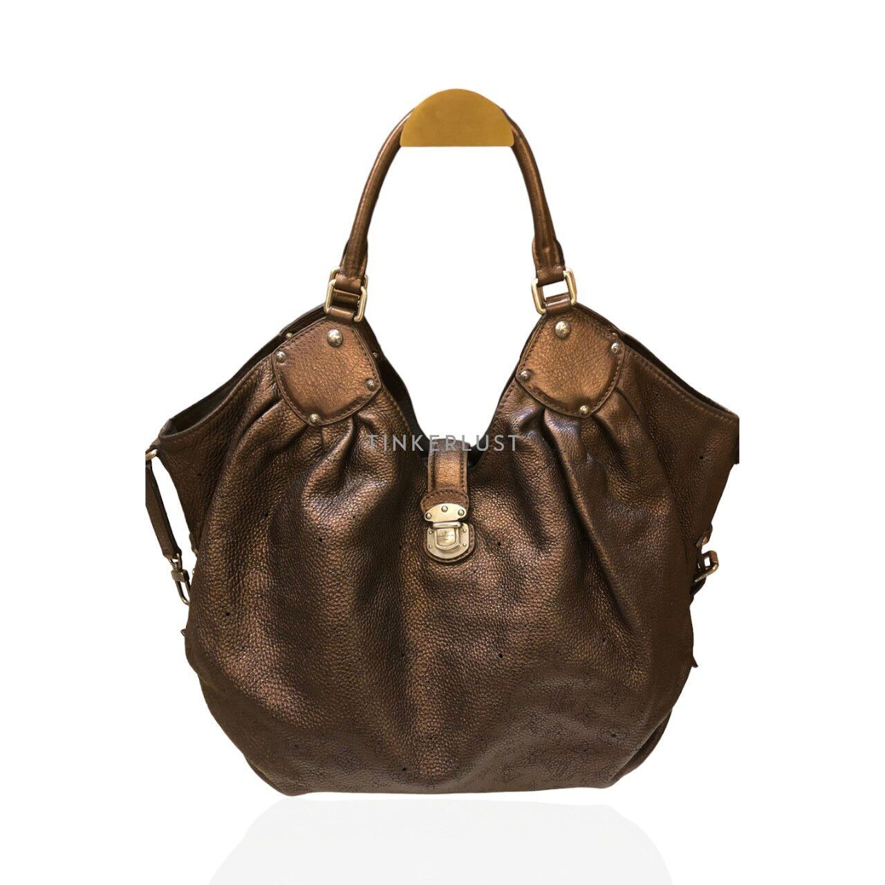 Louis Vuitton Mahina Hobo Bronze 2008 Shoulder Bag