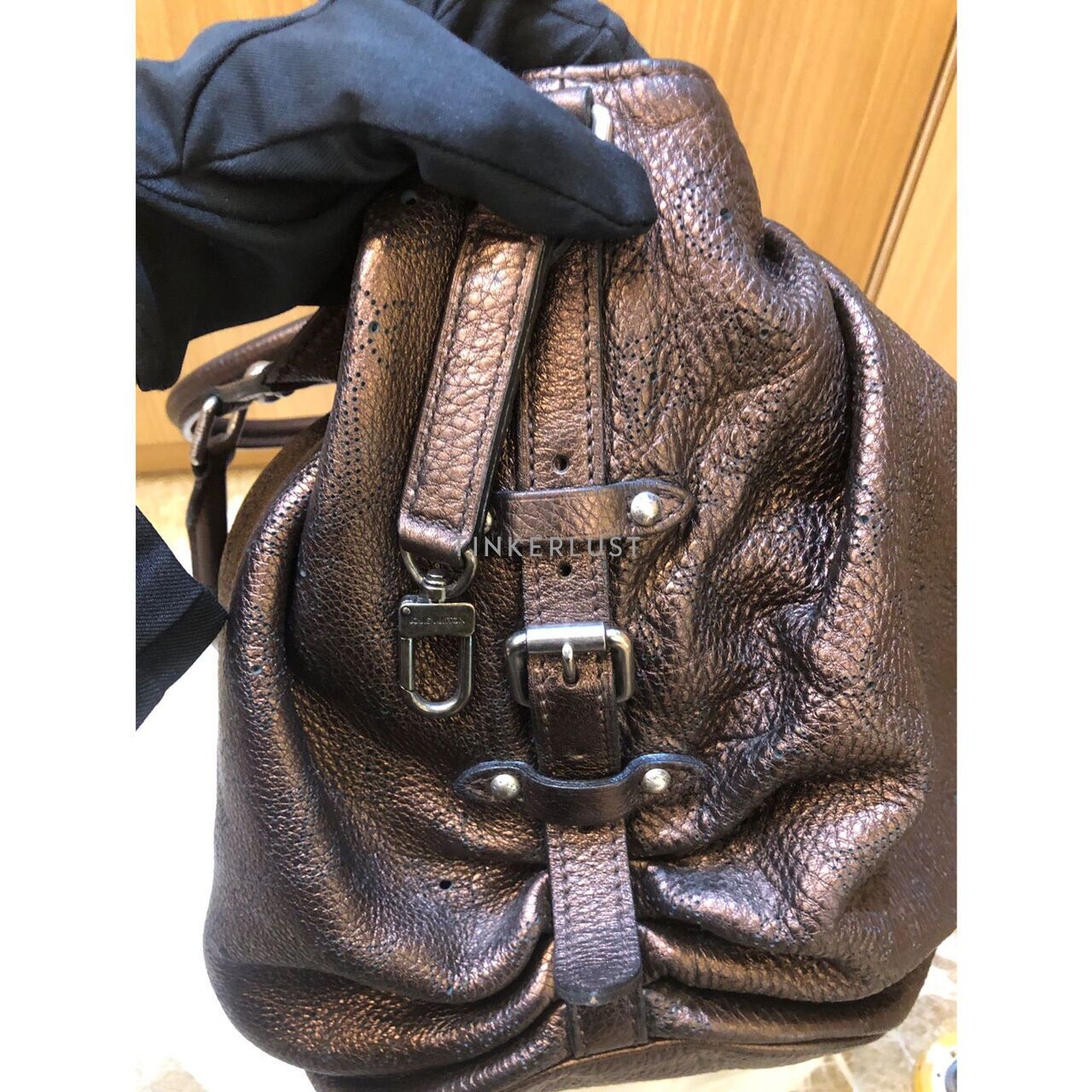 Louis Vuitton Mahina Hobo Bronze 2008 Shoulder Bag