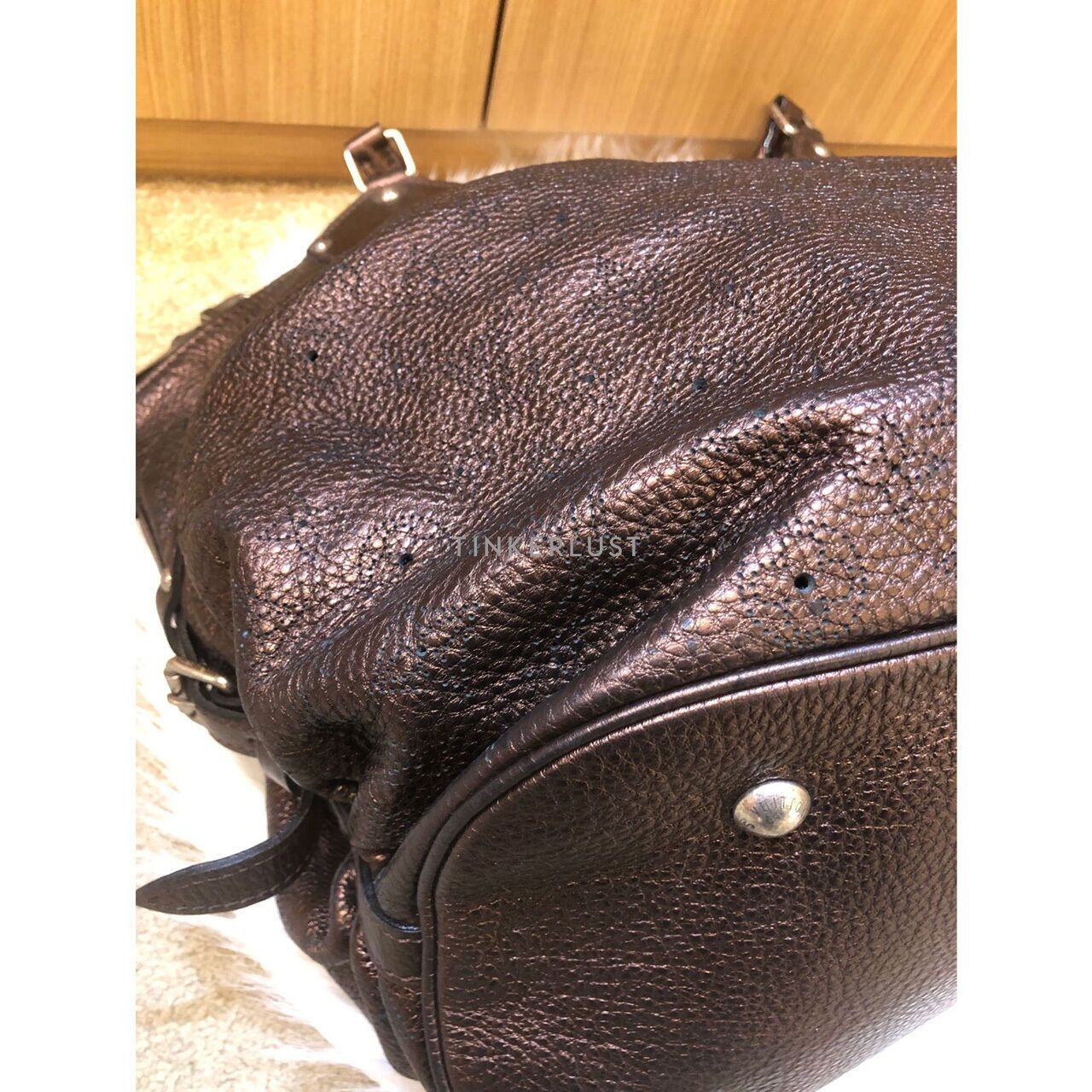 Louis Vuitton Mahina Hobo Bronze 2008 Shoulder Bag