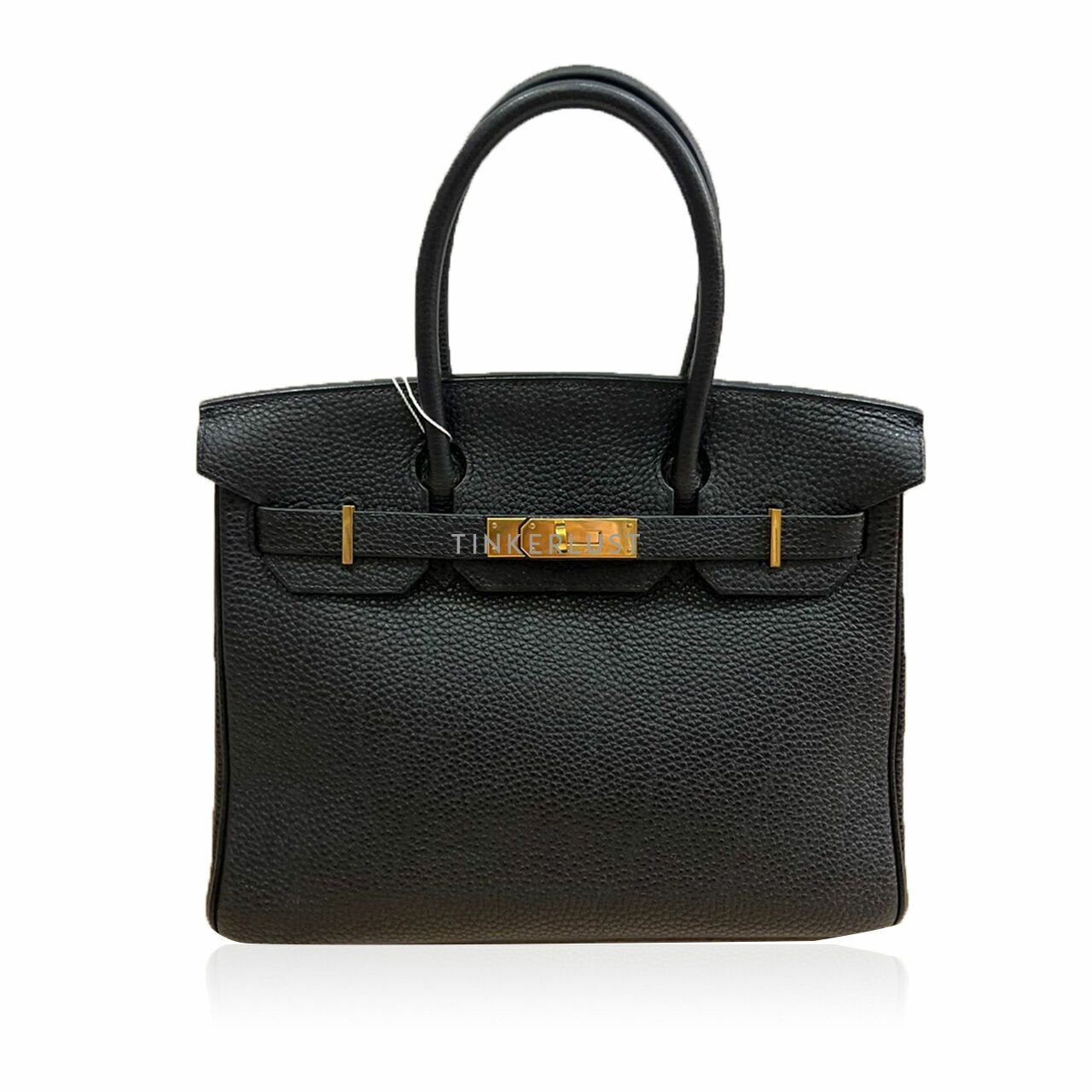 Hermes Birkin 30 Black Togo GHW #H Handbag