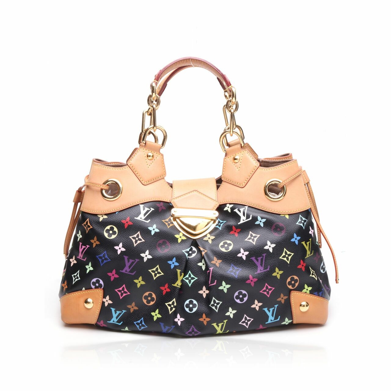 Louis Vuitton Monogram Multicolor Black Ursula Tote Bag