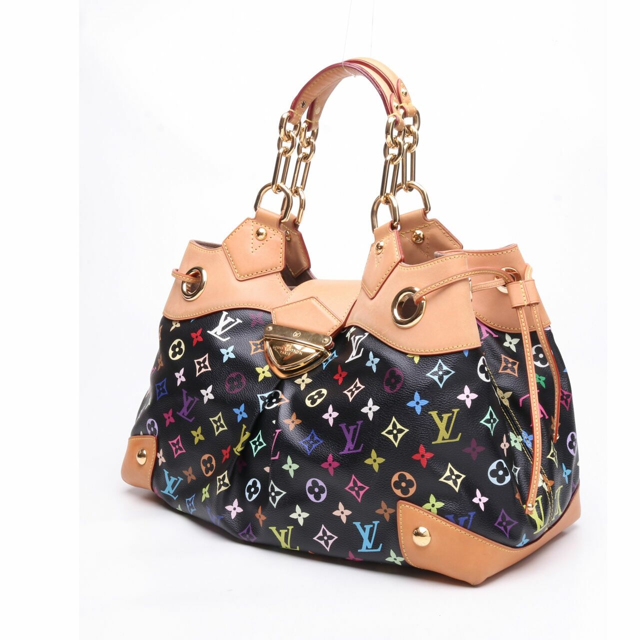 Louis Vuitton Monogram Multicolor Black Ursula Tote Bag