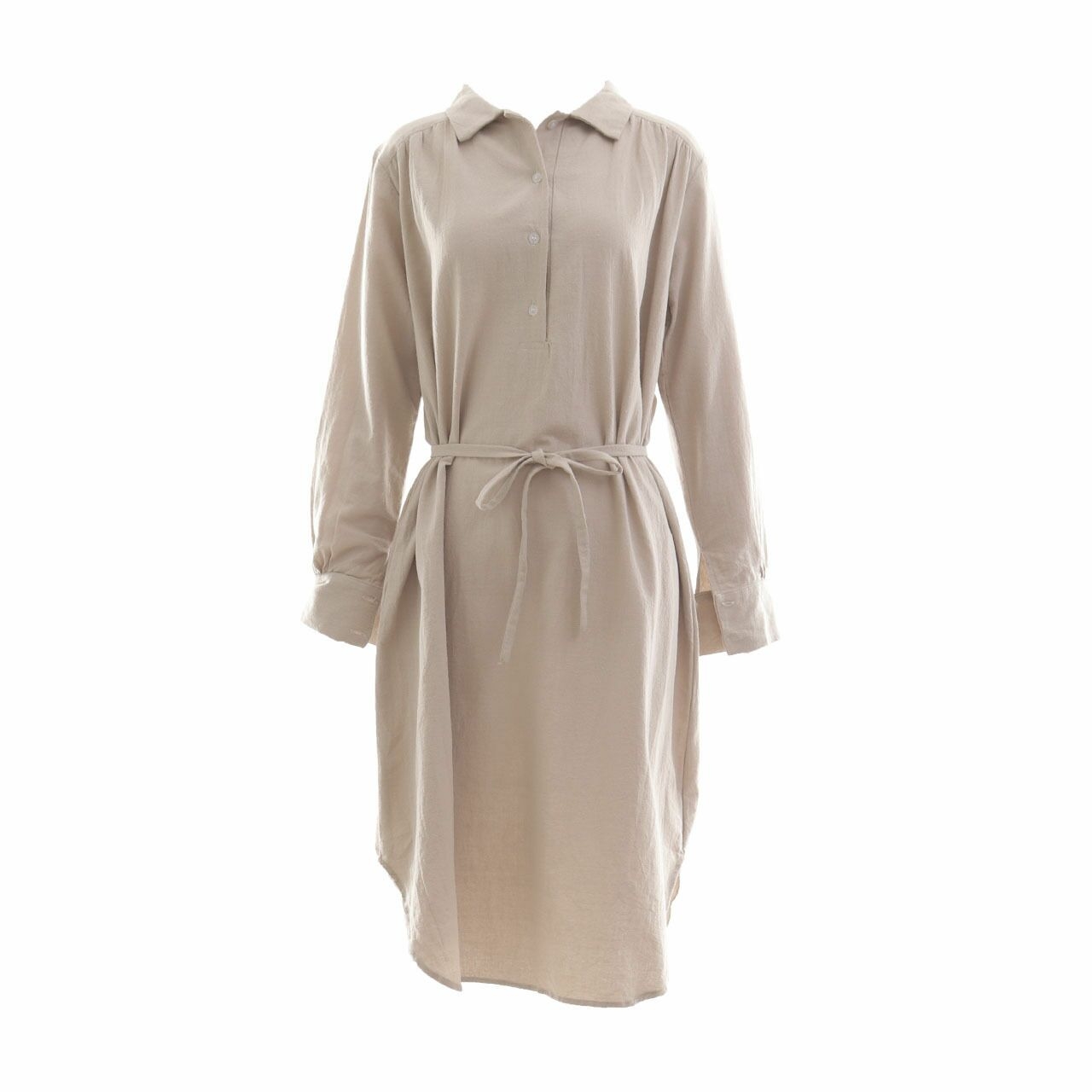 Posh The Label Beige Midi Dress