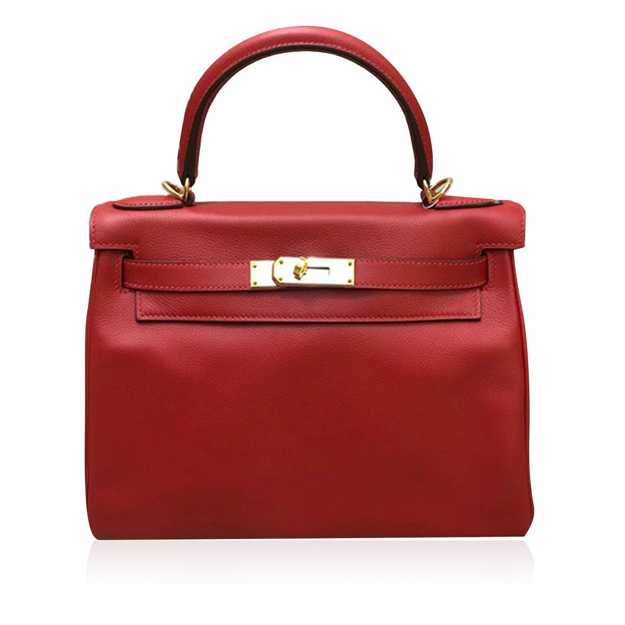 Hermes Kelly 28 RC Evercolor GHW #C Handbag