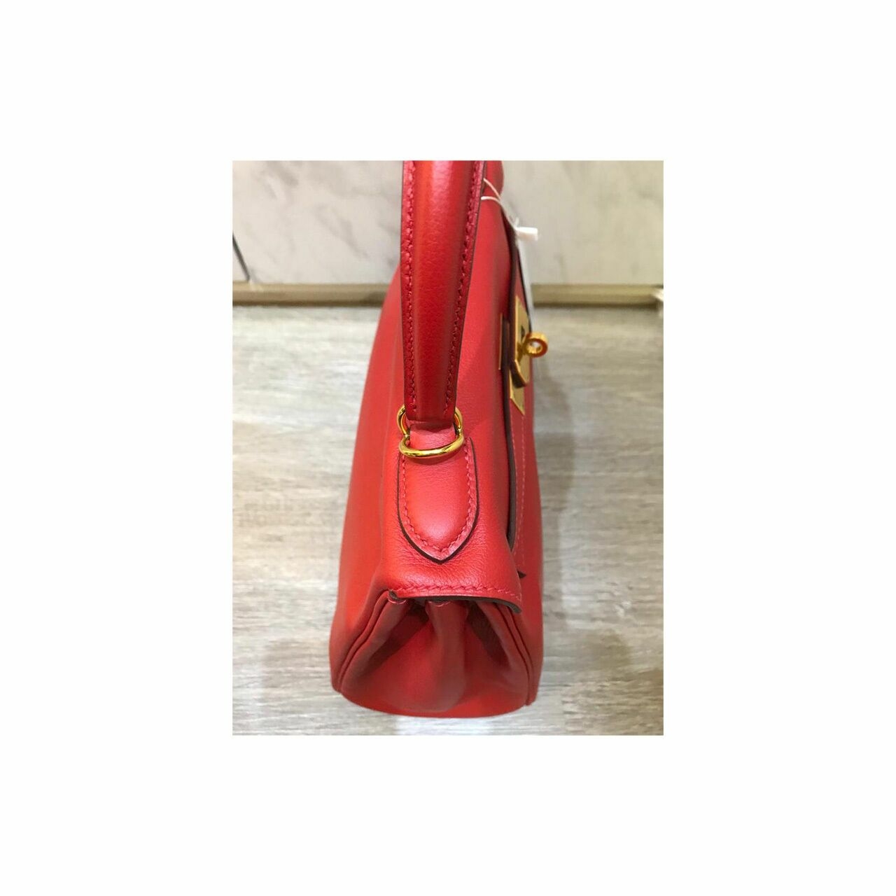 Hermes Kelly 28 RC Evercolor GHW #C Handbag