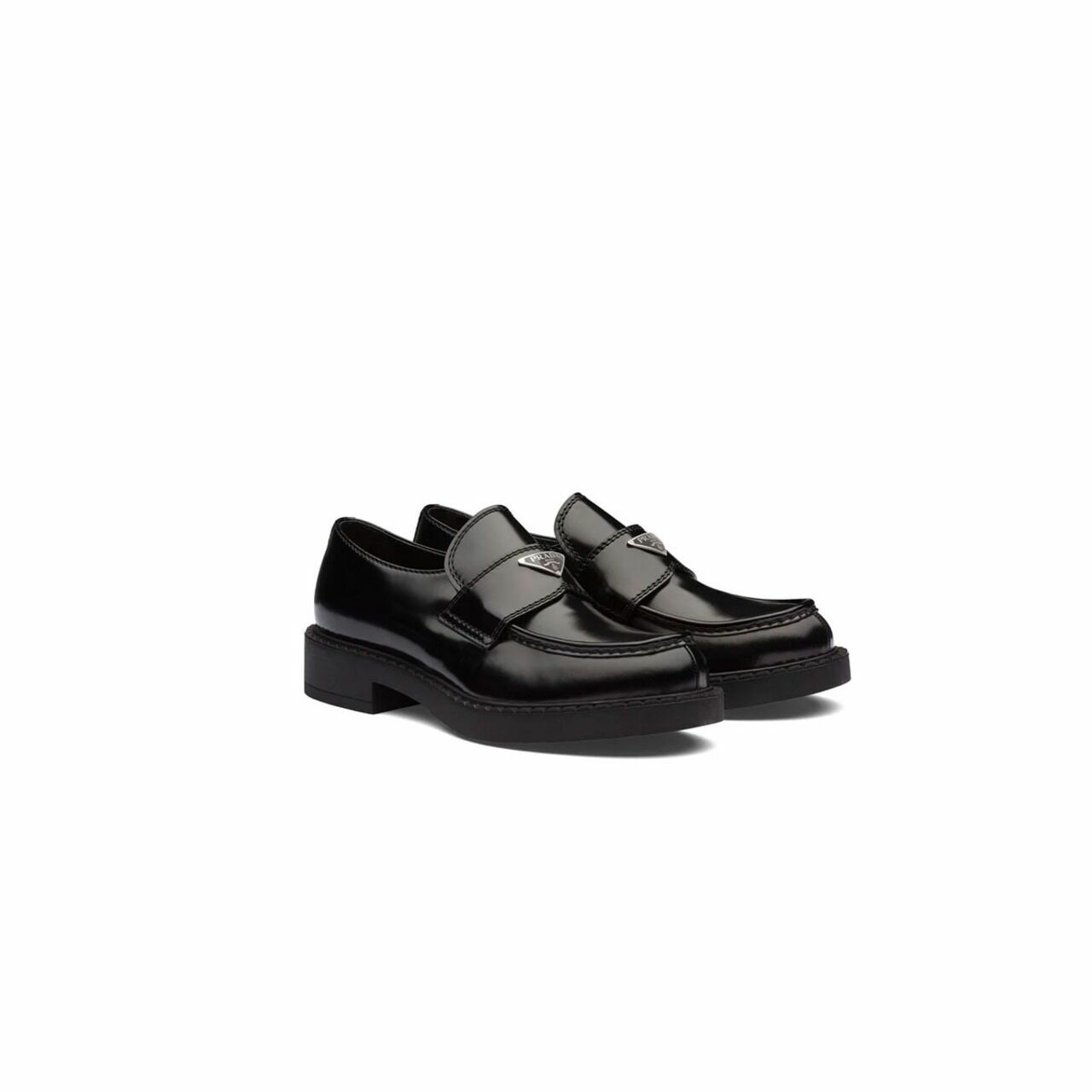 Women Logo Loafers Black