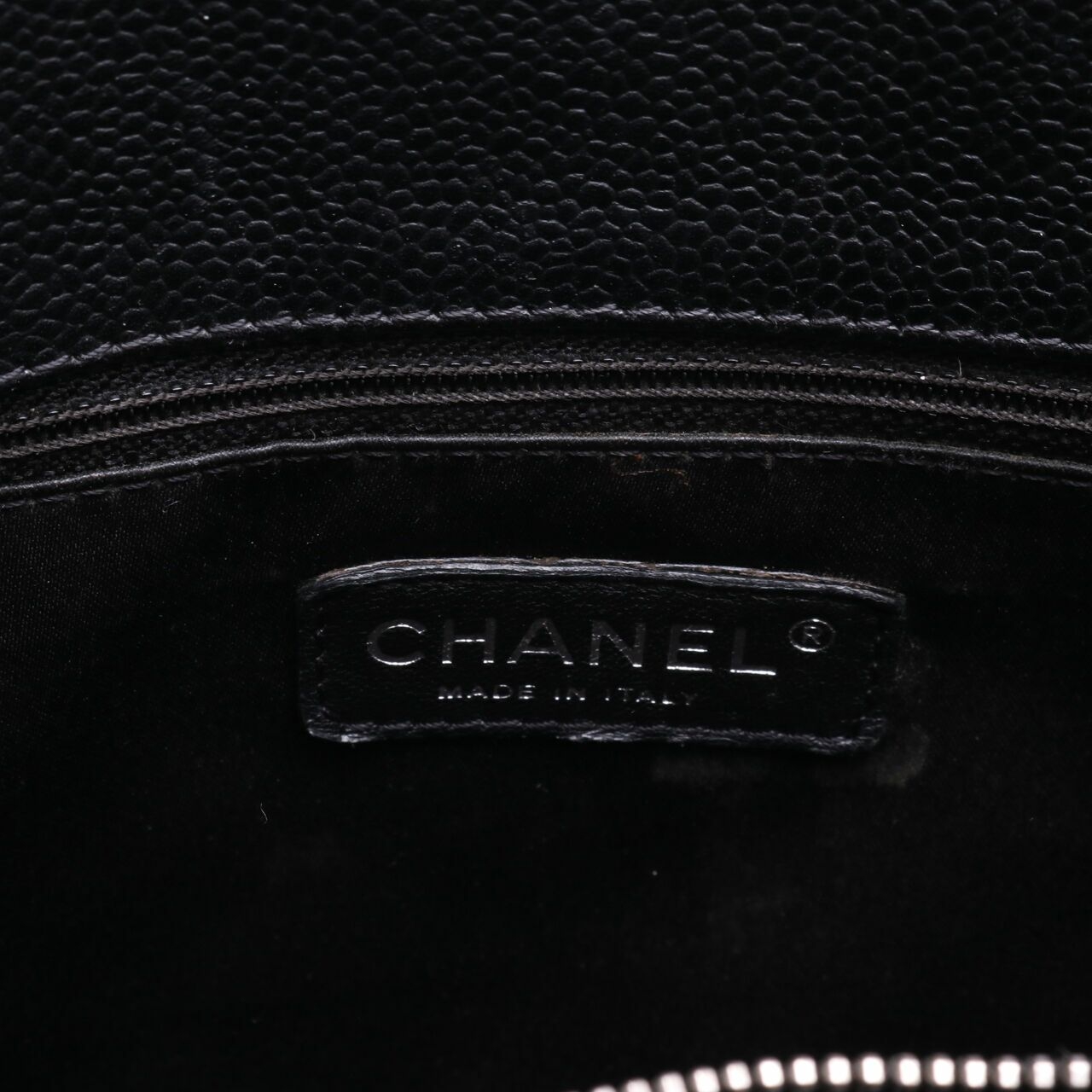 Chanel Caviar Grand Shopping Tote GST Black #14