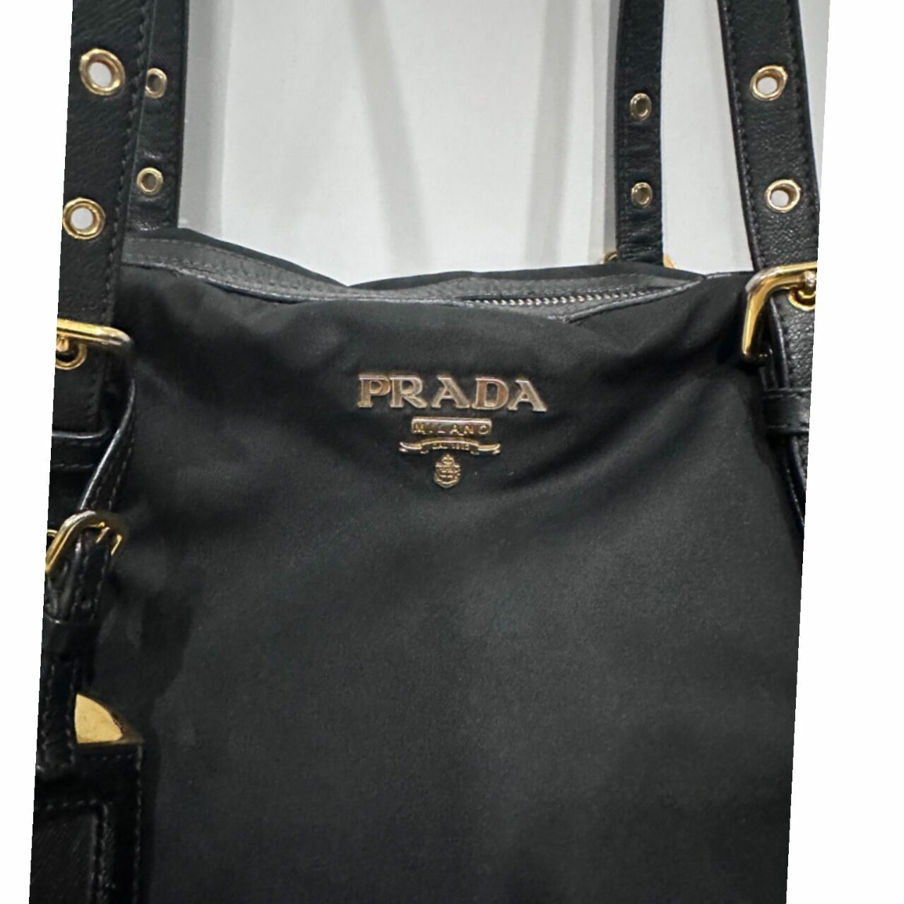 Prada Black Tessuto Tote Black