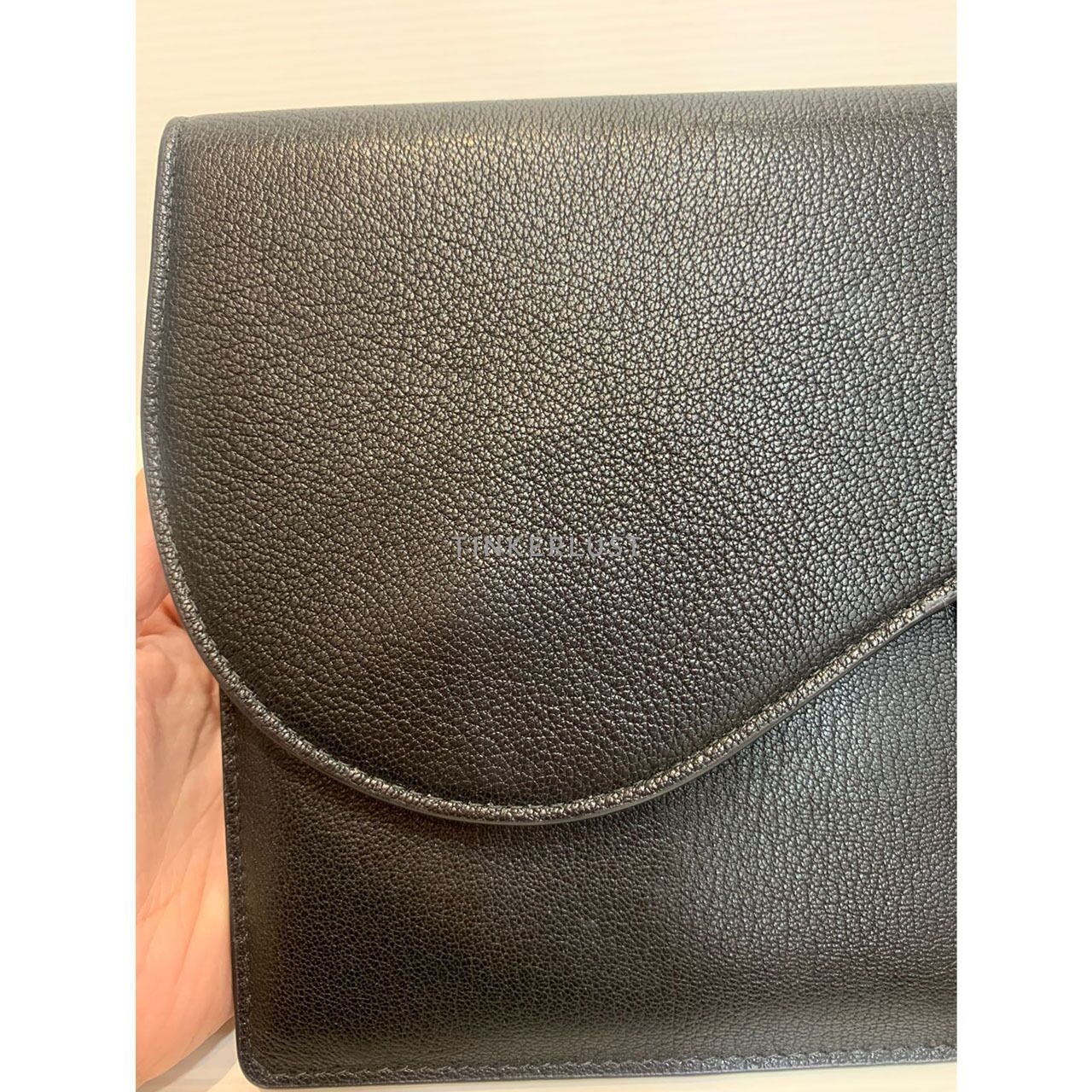 Christian Dior Saddle Goatskin Black GHW 2024 Clutch 