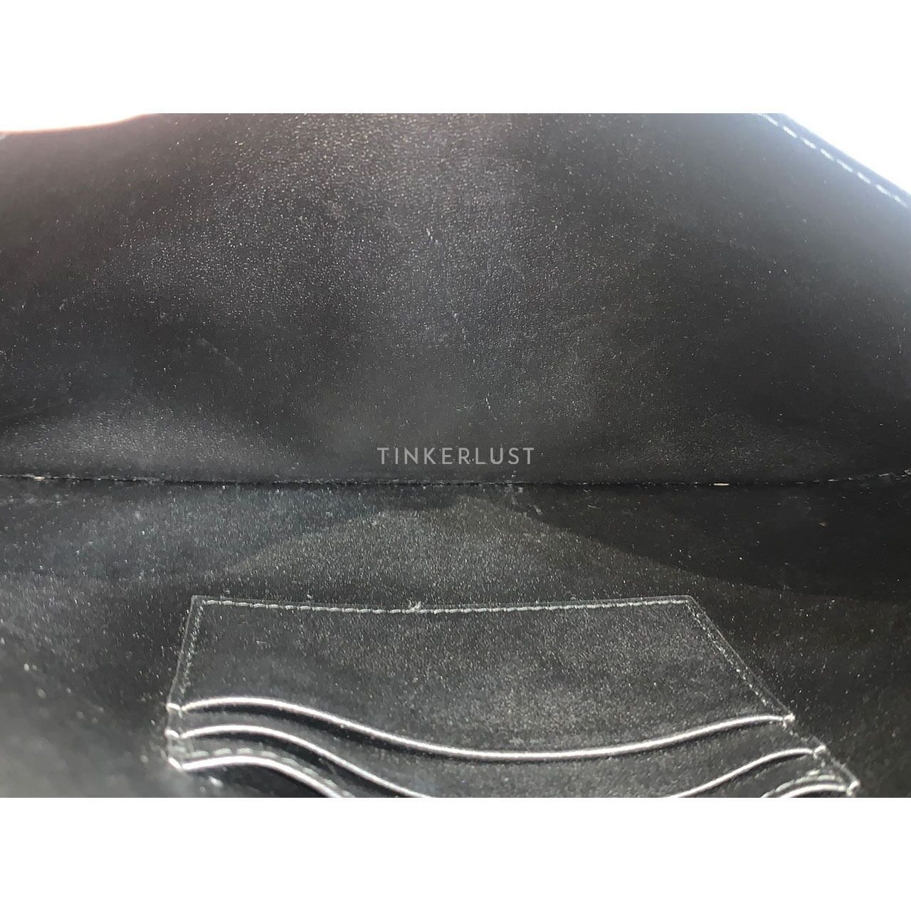 Christian Dior Saddle Goatskin Black GHW 2024 Clutch 