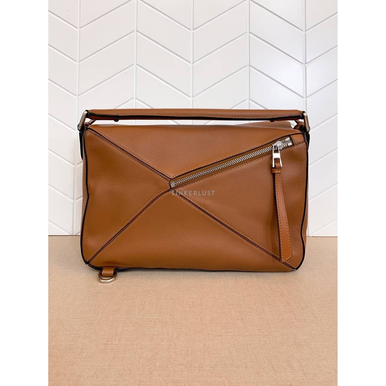 Loewe Puzzle Medium Tan 2016  Satchel Bag