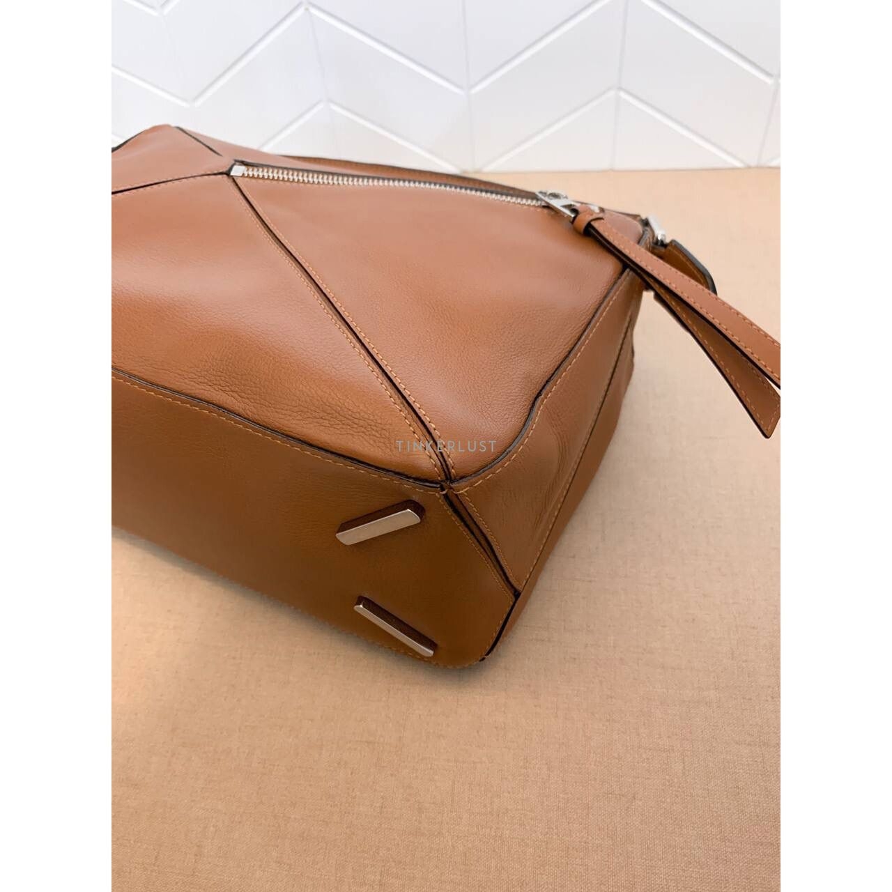 Loewe Puzzle Medium Tan 2016  Satchel Bag