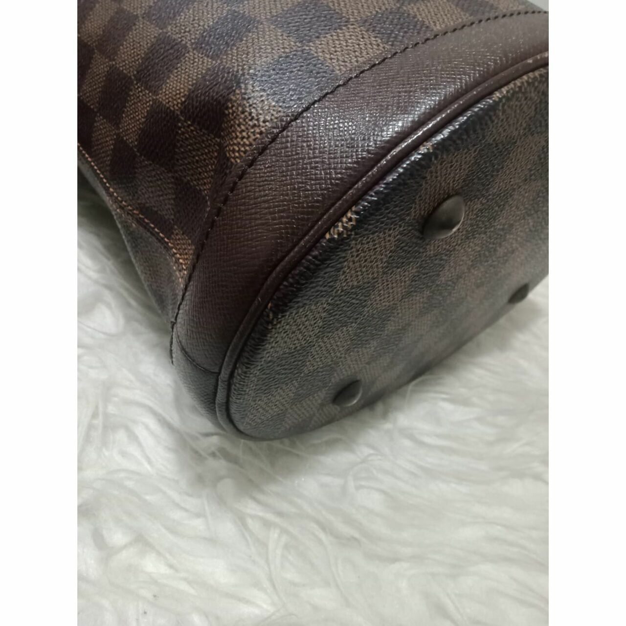 Louis Vuitton Marais Damier Ebene Bucket Shoulder Bag