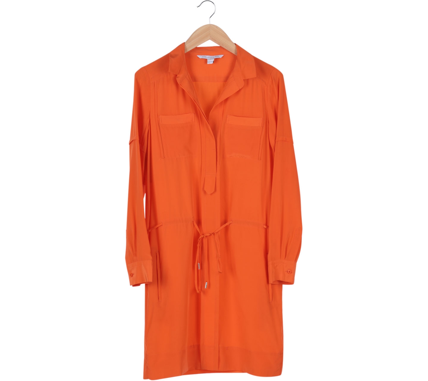 Diane Von Furstenberg Orange Midi Dress